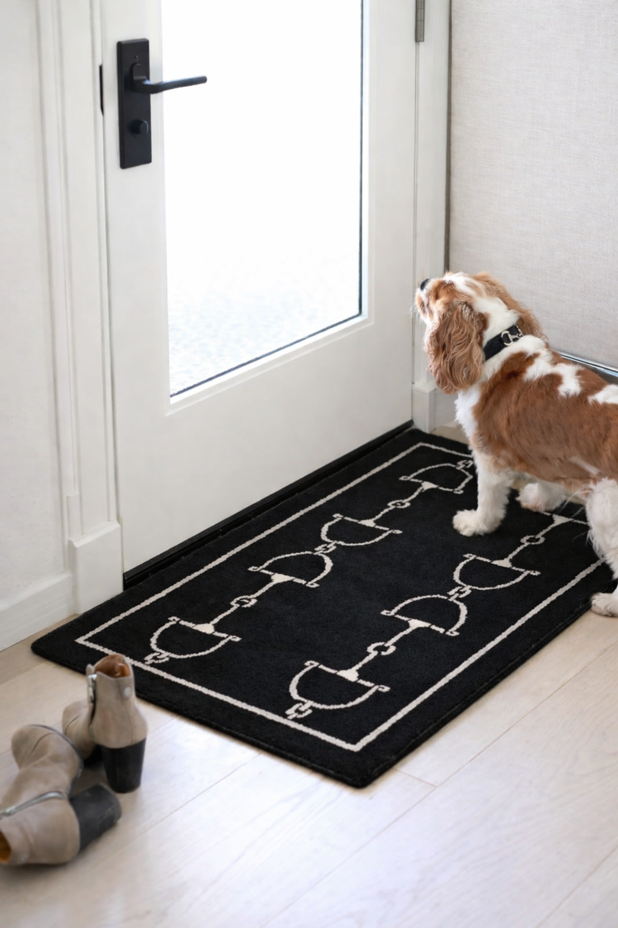 Luxor D-Ring Rug - Midnight