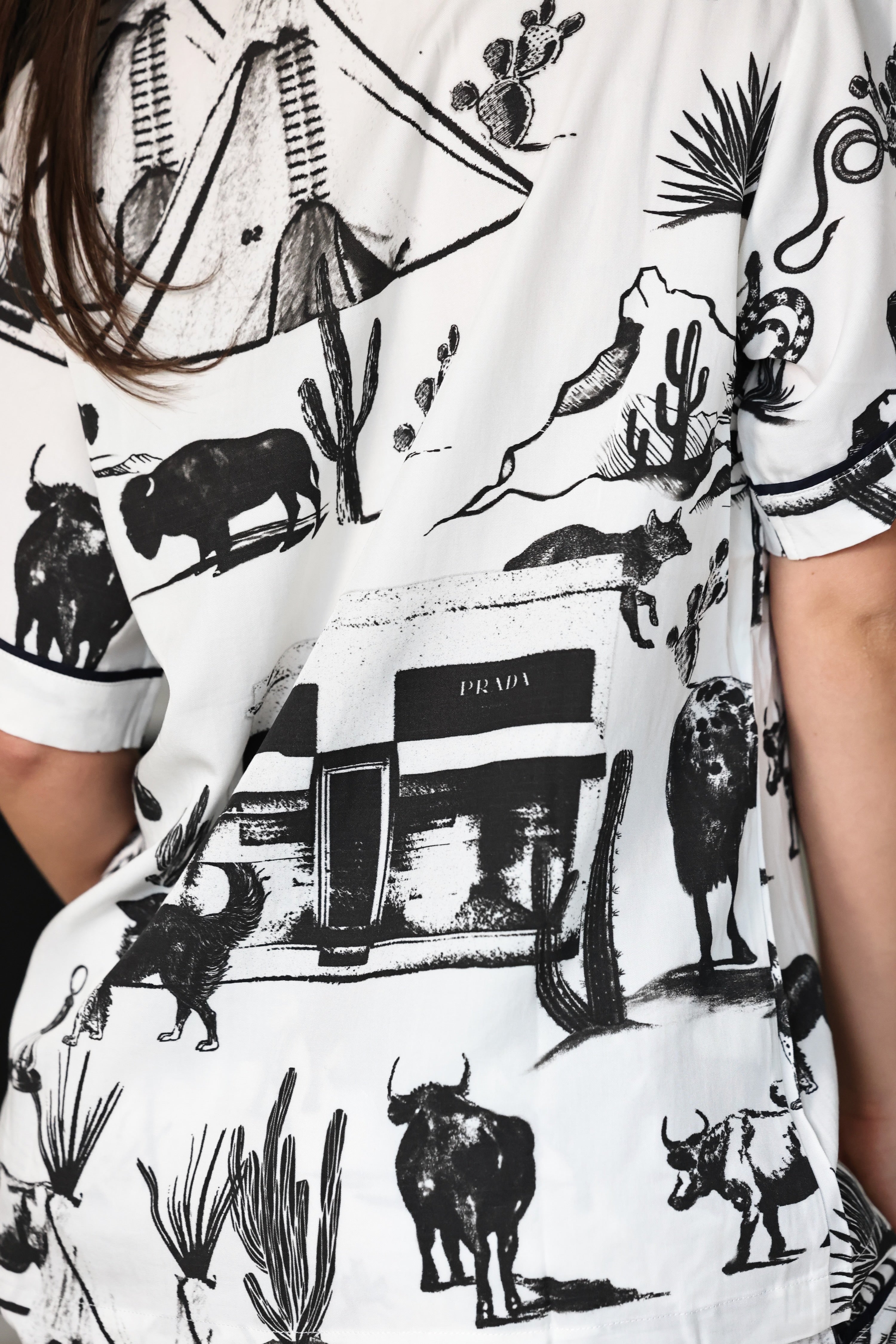 Marfa Toile Pajama Short Set