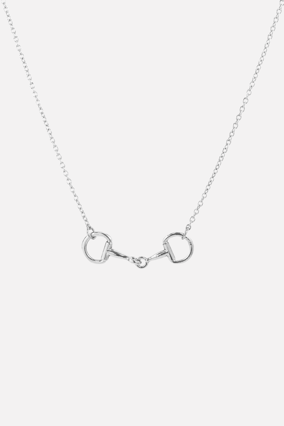 Marlowe Bit Necklace - Silver