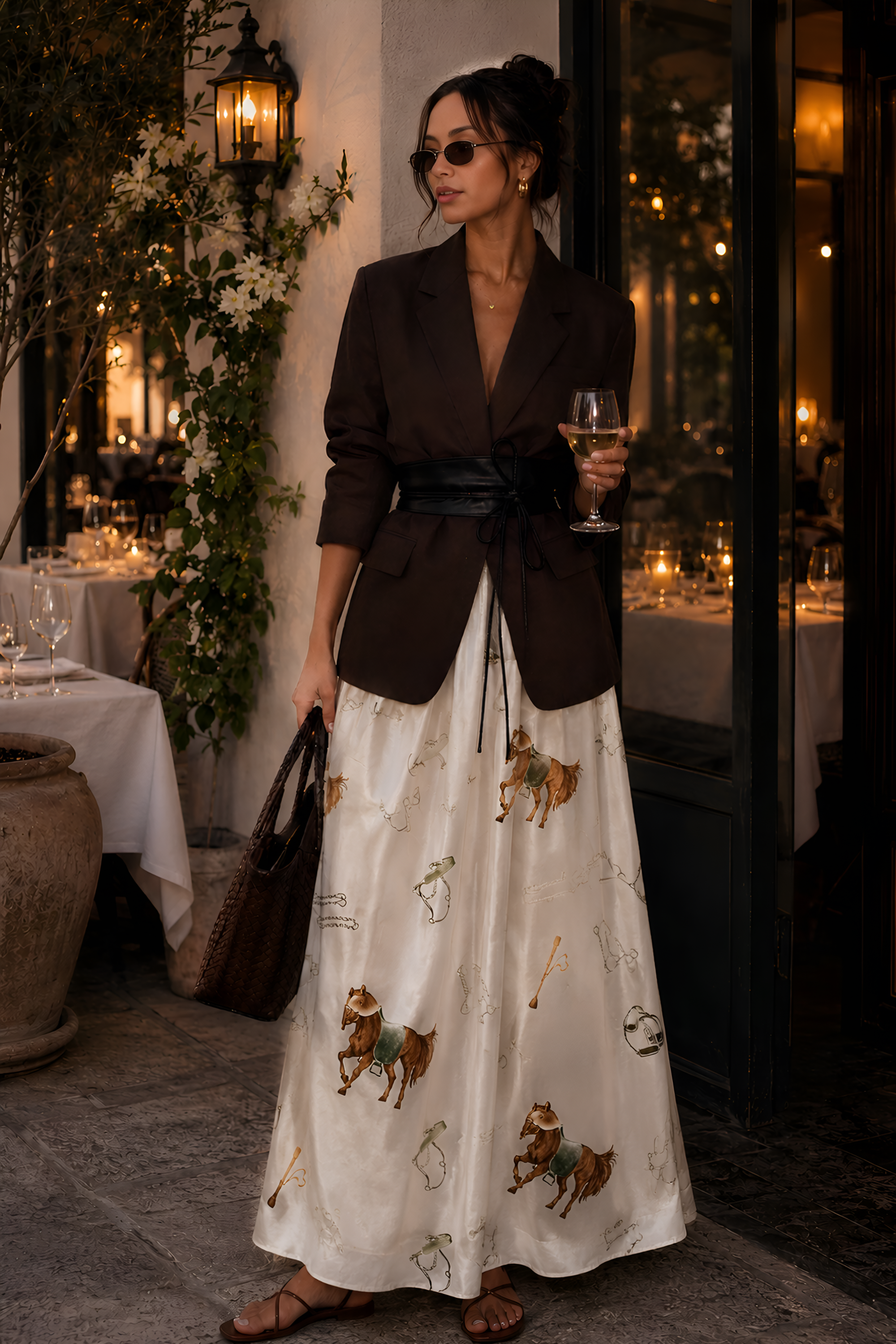 Millie Pleated Maxi Skirt