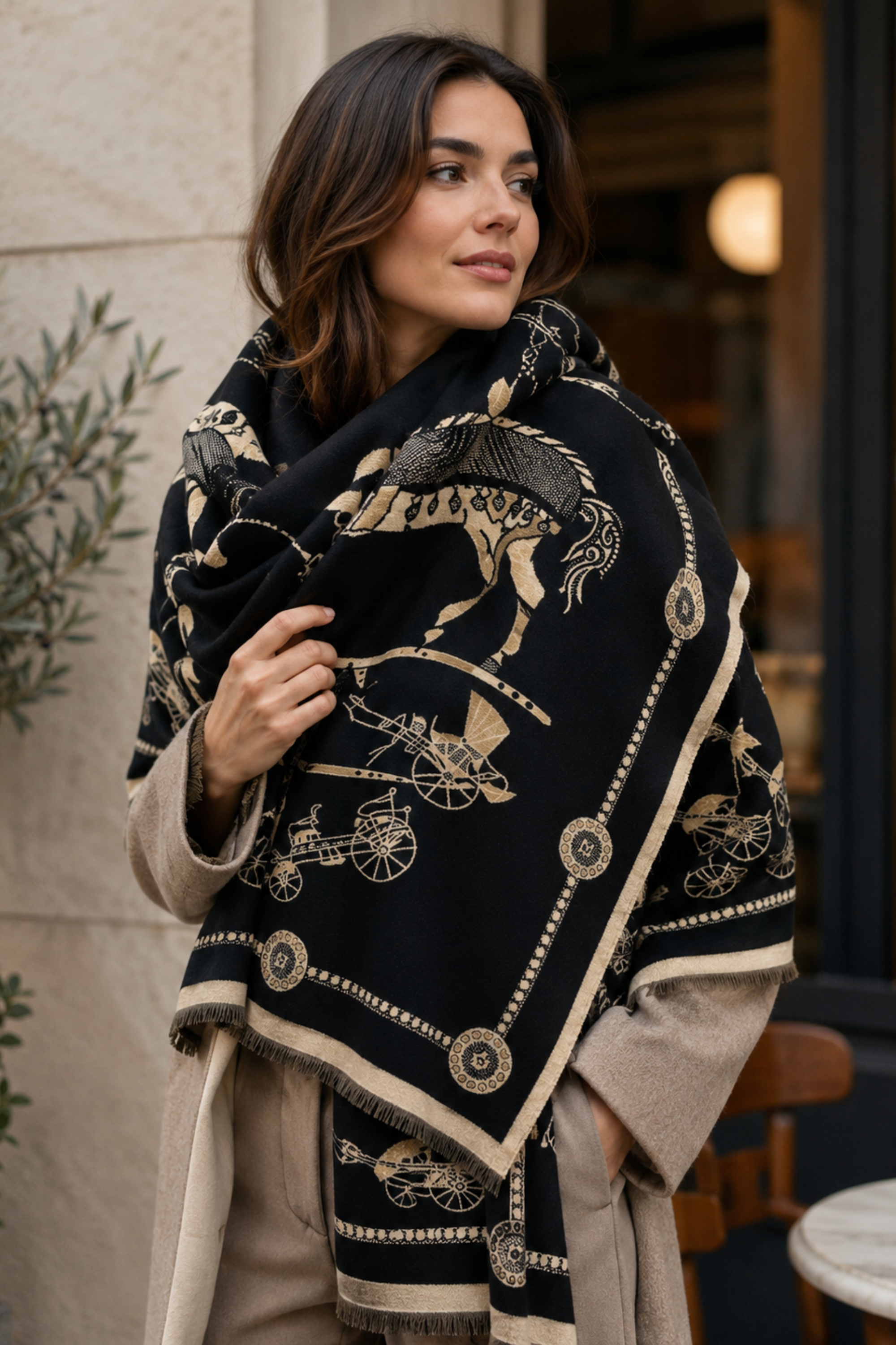 Montecito Scarf - Black