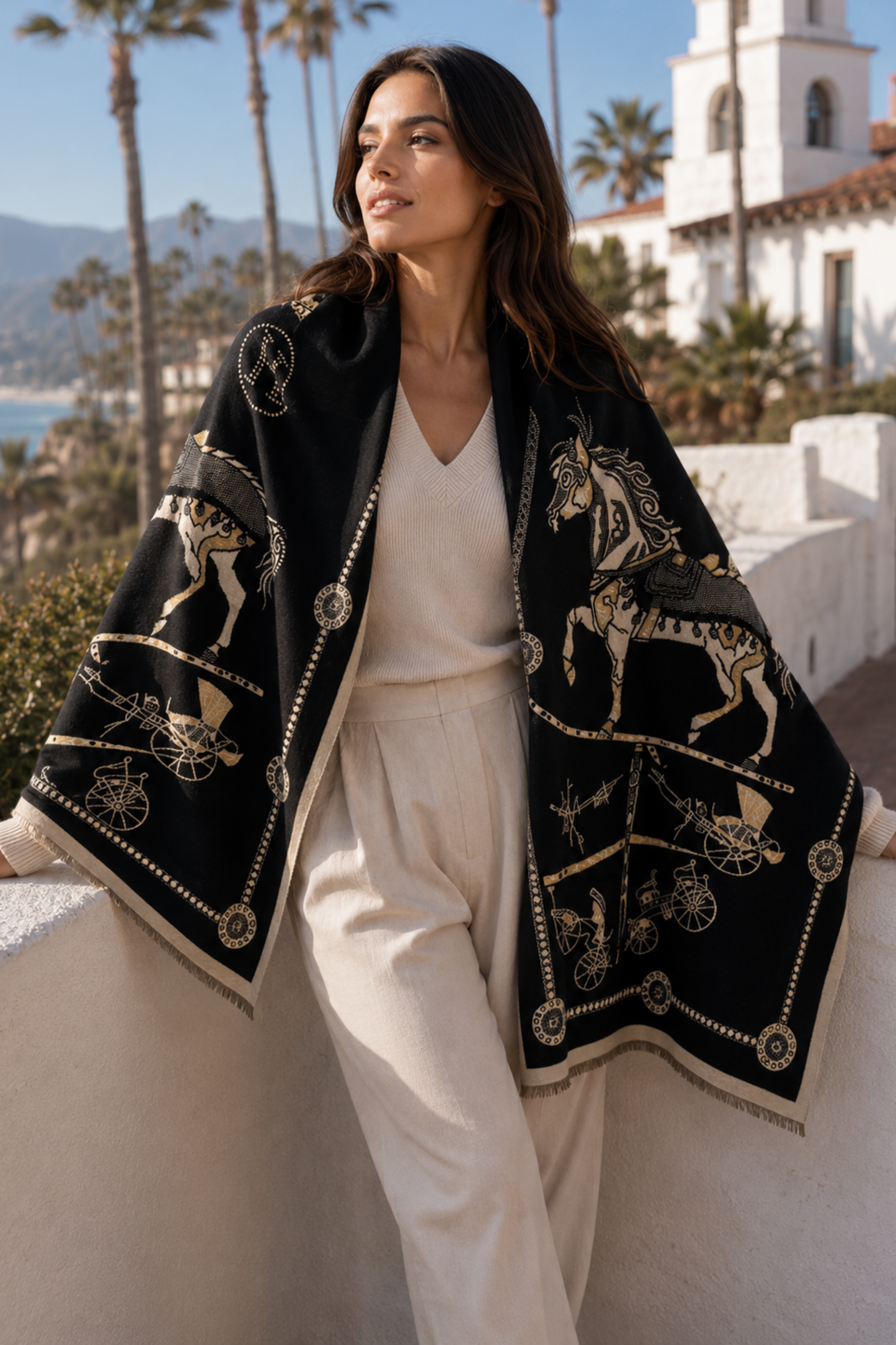 Montecito Scarf - Black