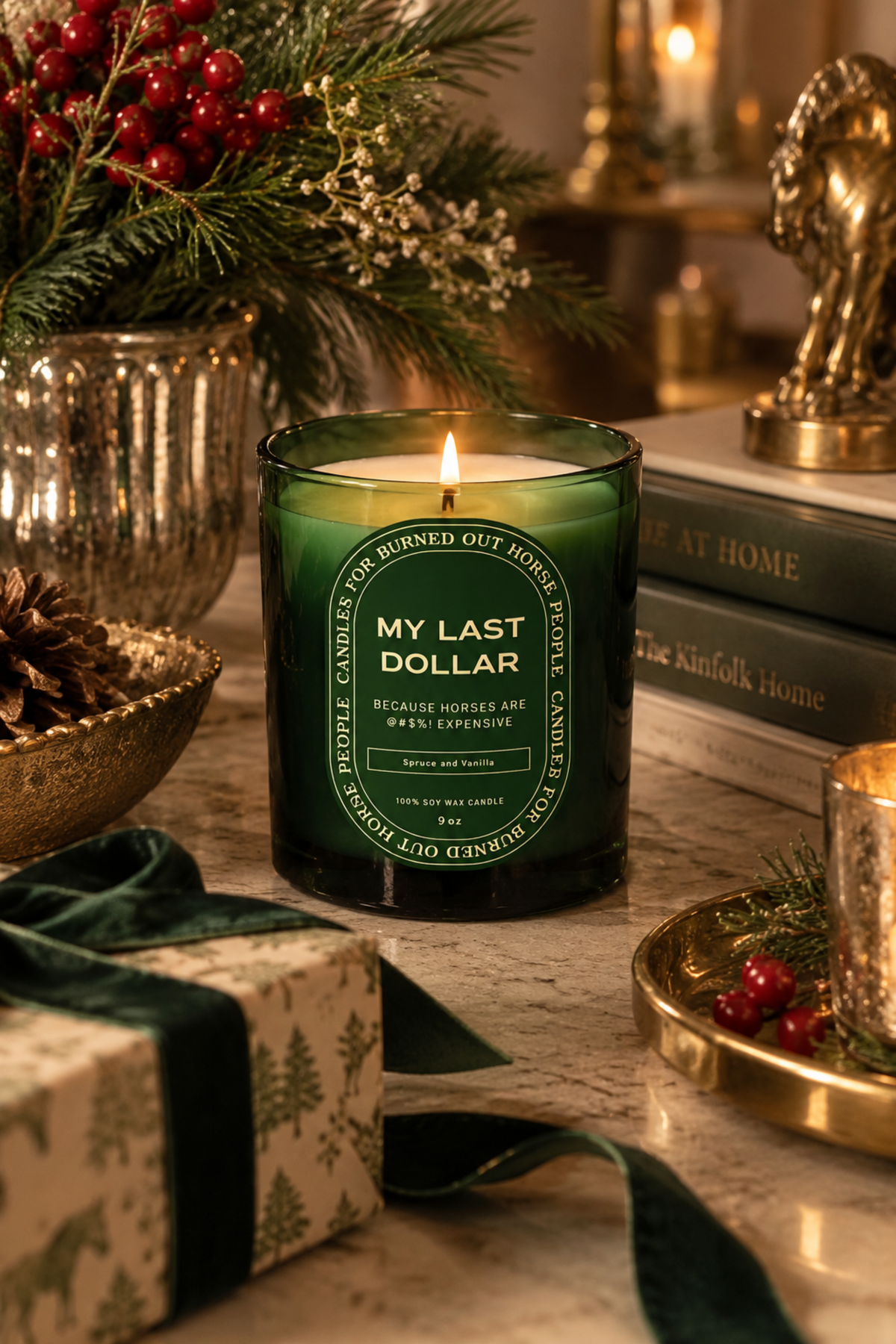 My Last Dollar Candle