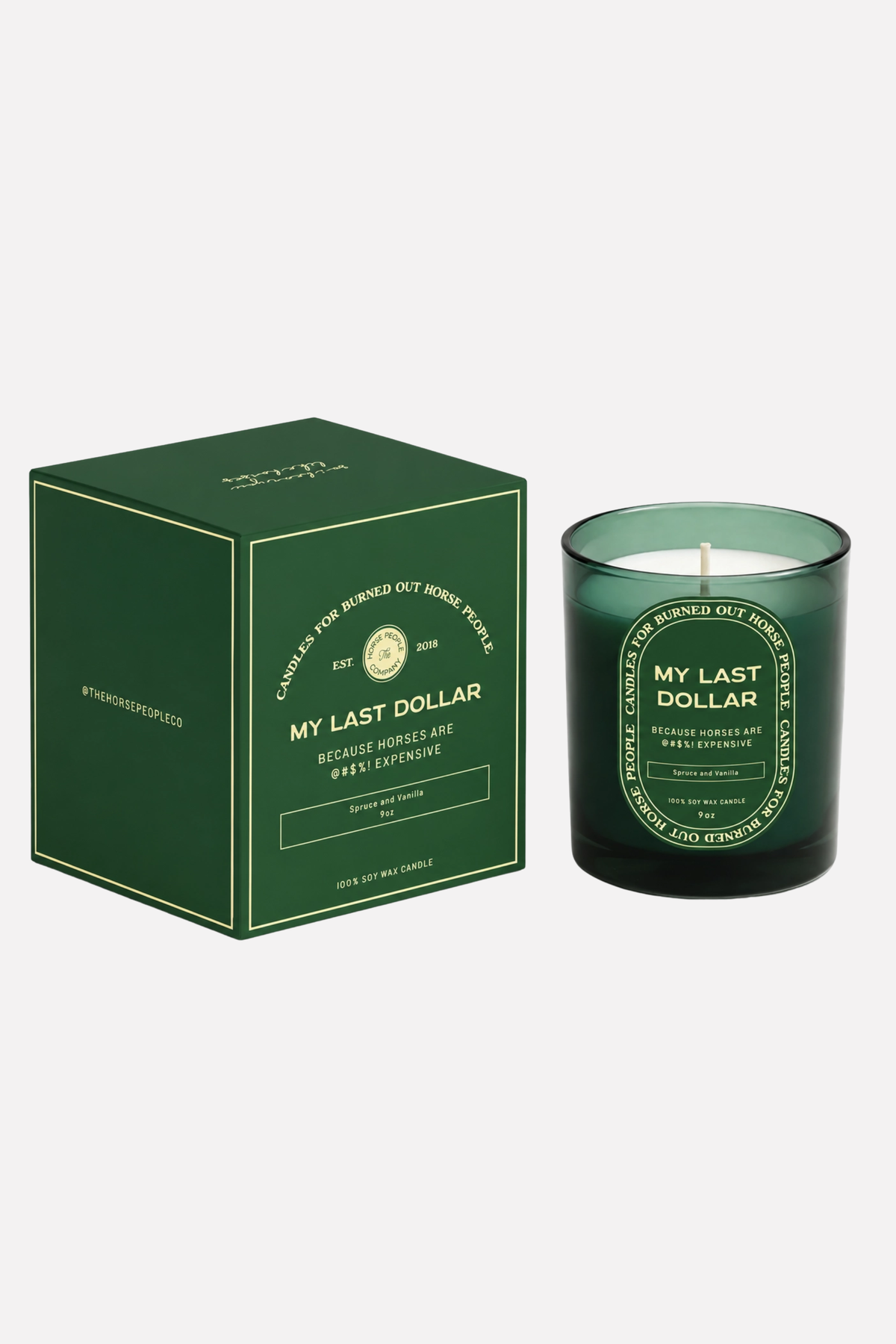 My Last Dollar Candle