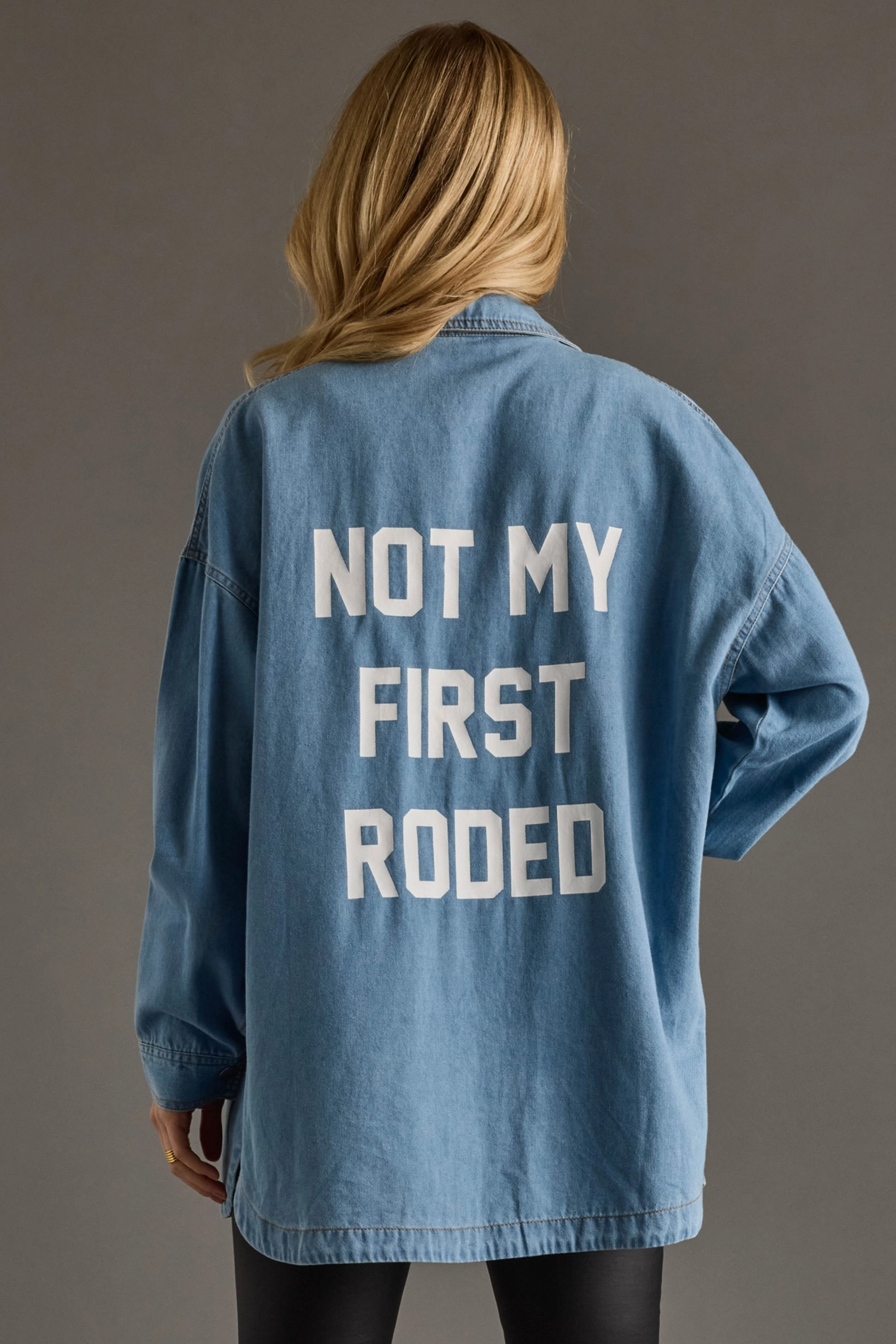Not My First Rodeo Denim Shacket