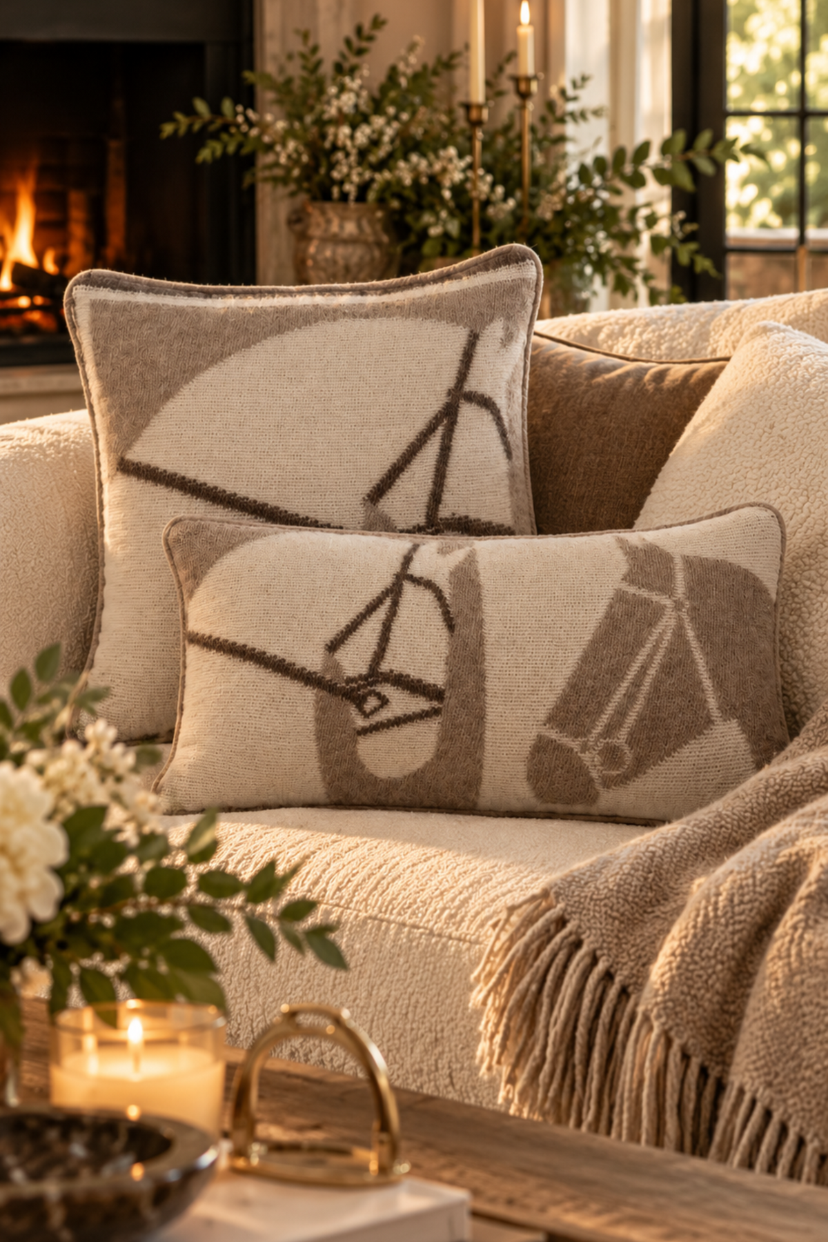 Orion Lumbar Wool Pillow
