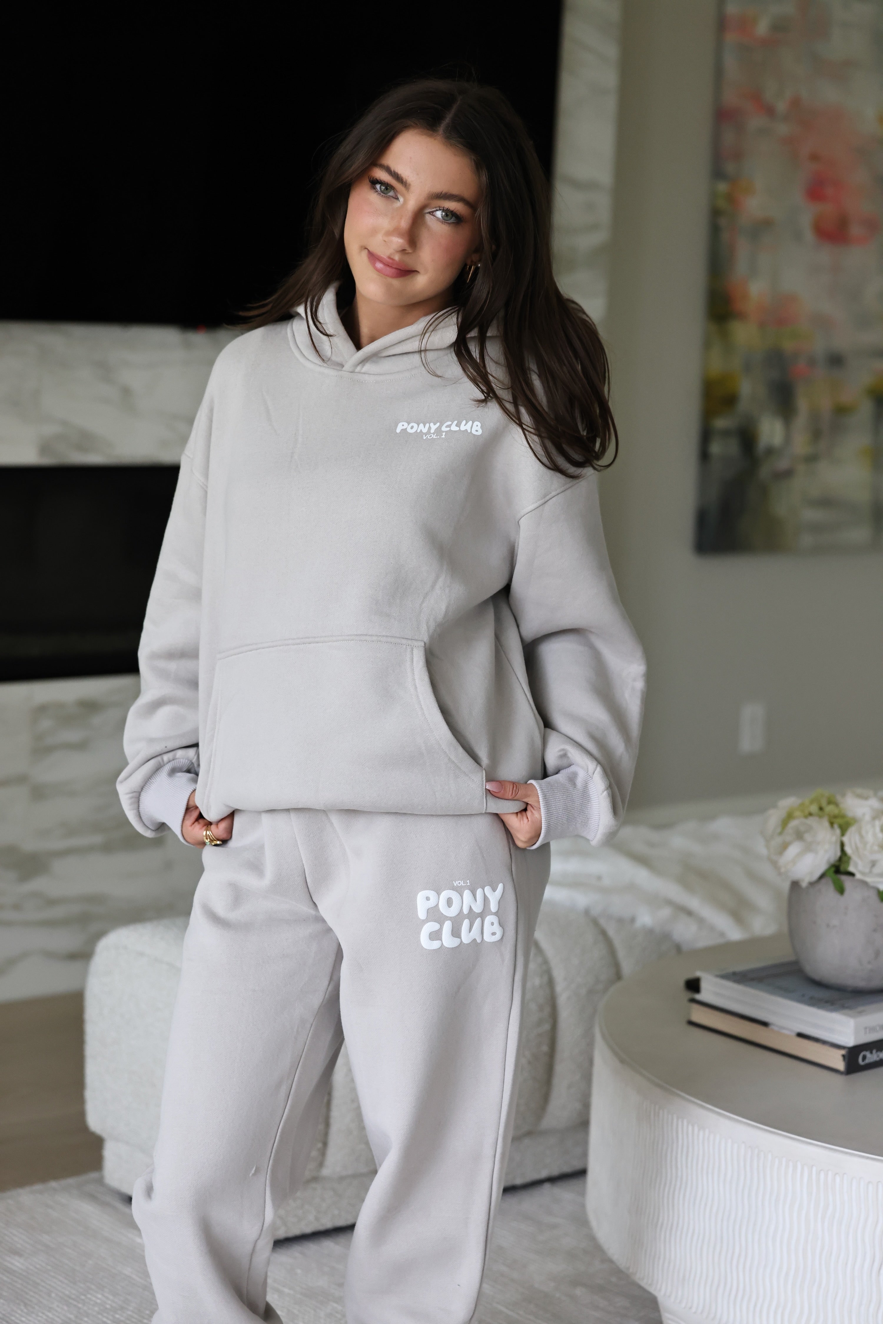 anrabess stylish equestrian pony club sweatpant putty