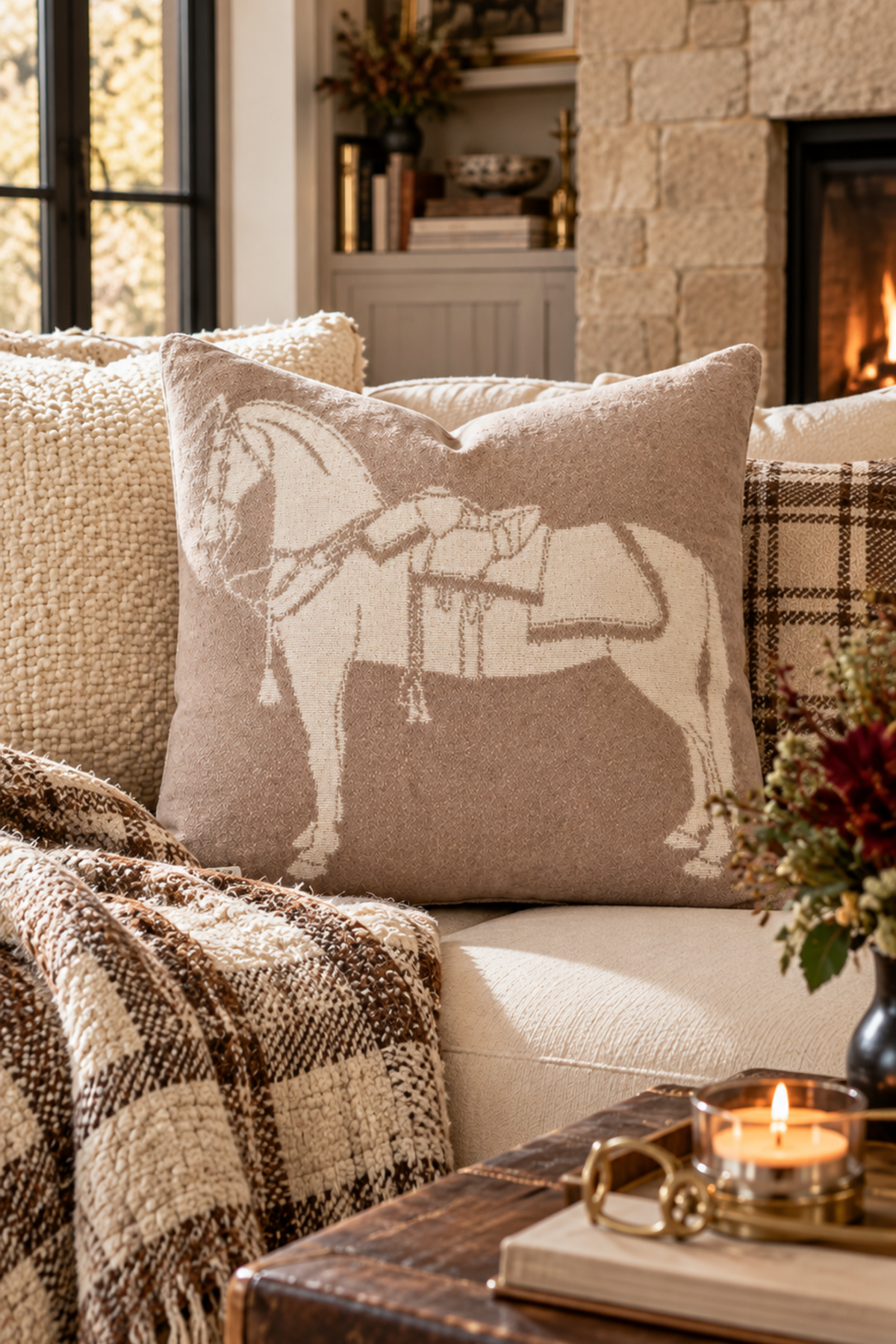 Reins Wool Pillow