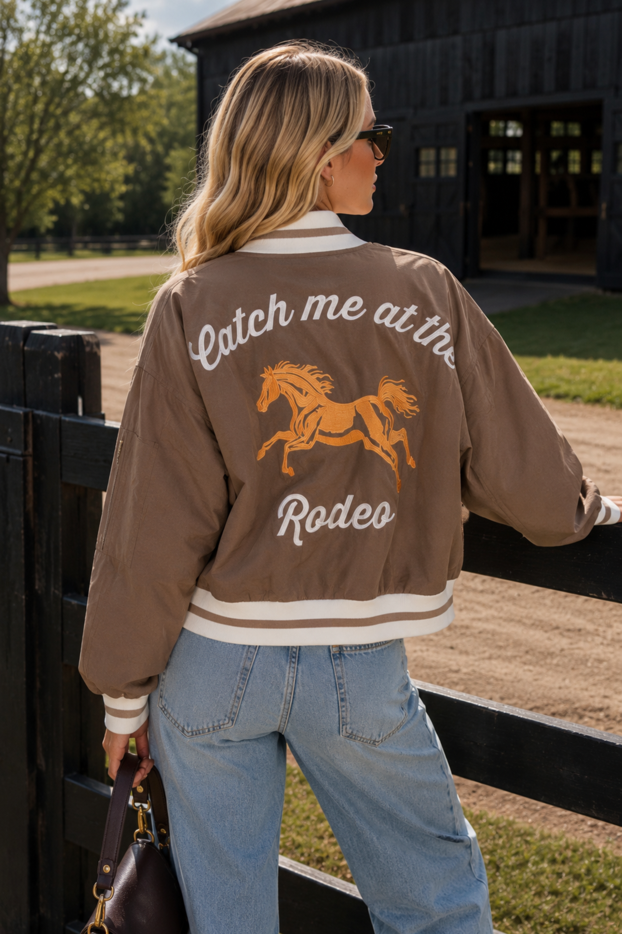 Retro Rodeo Bomber Jacket