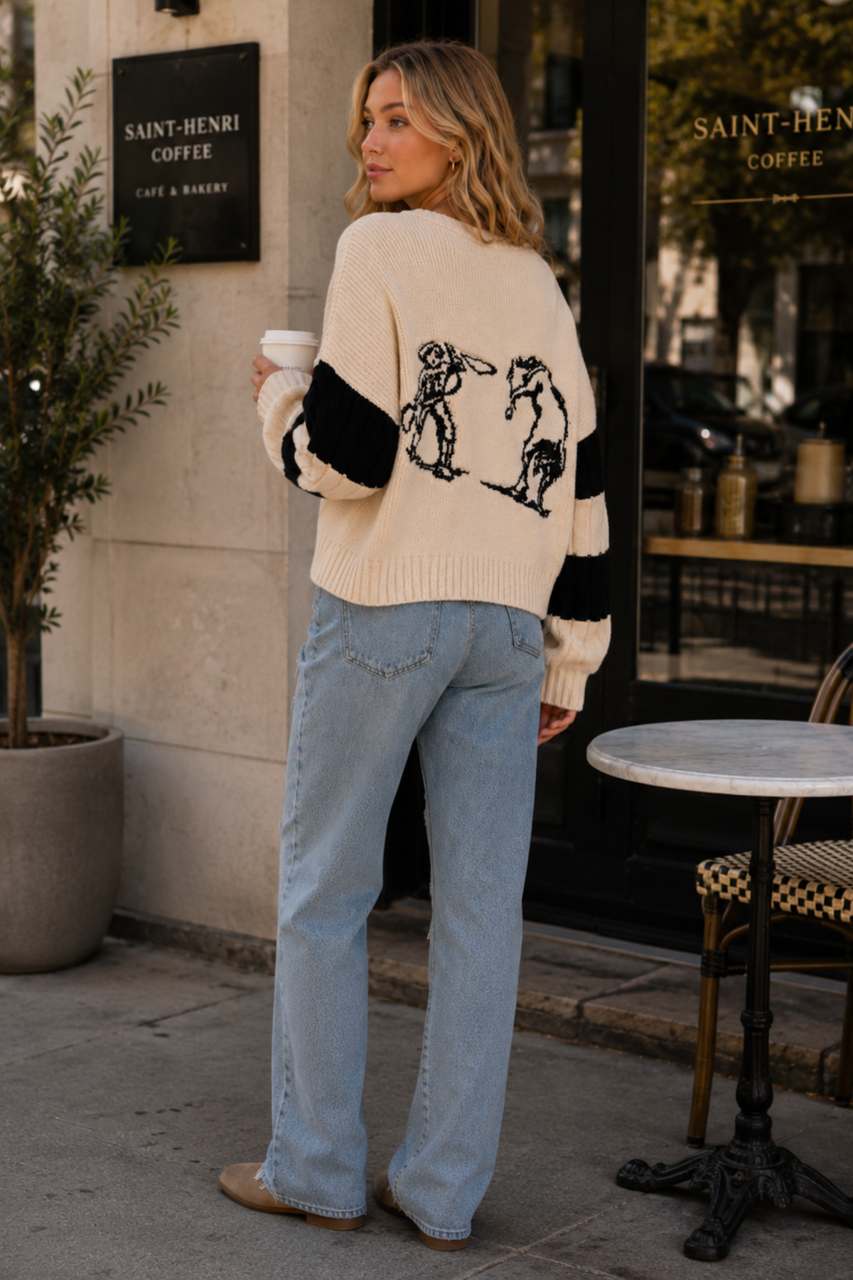 Rodeo Rider Zip-Up Cardigan