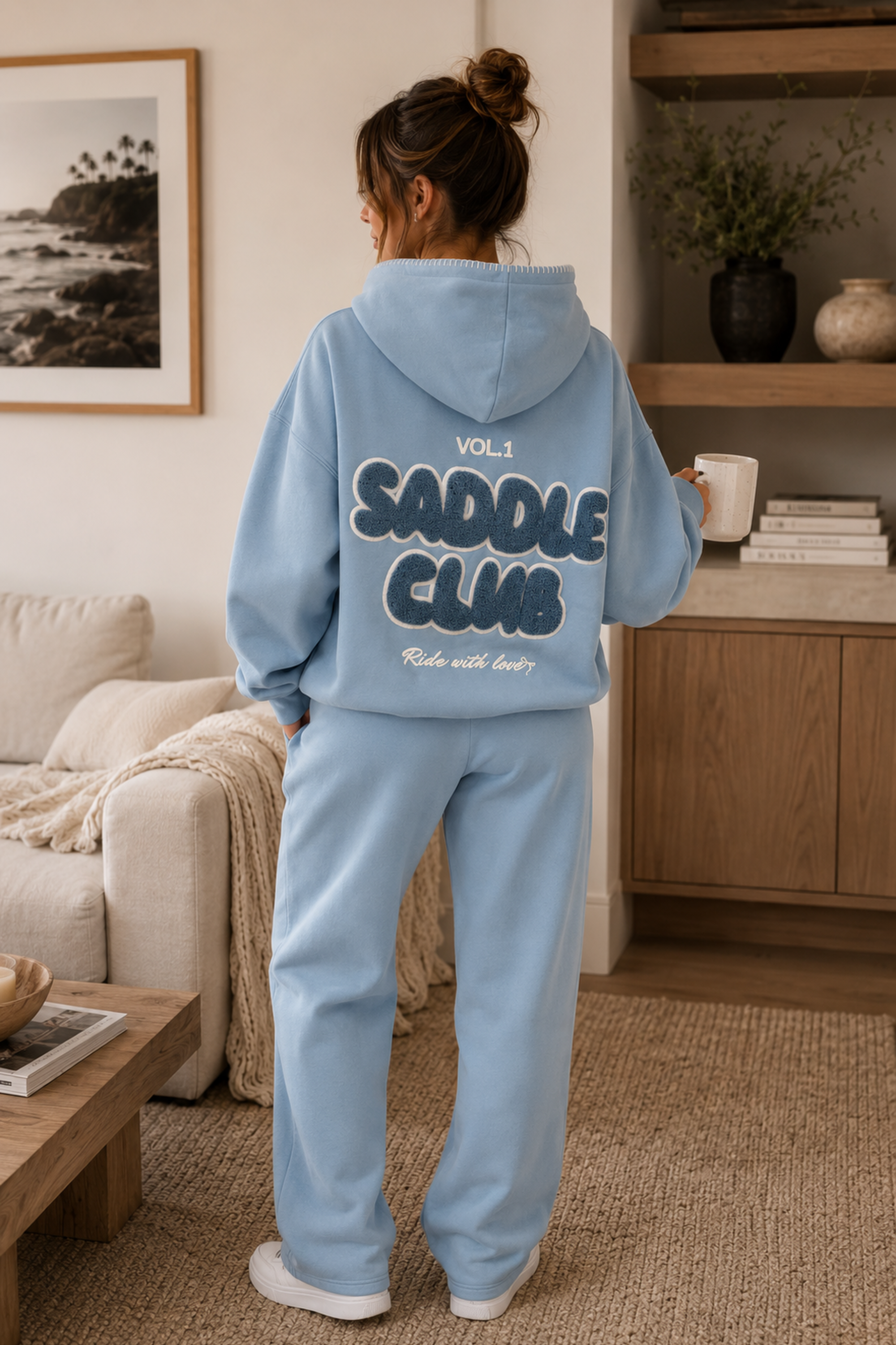 Saddle Club Hoodie - Carolina Blue