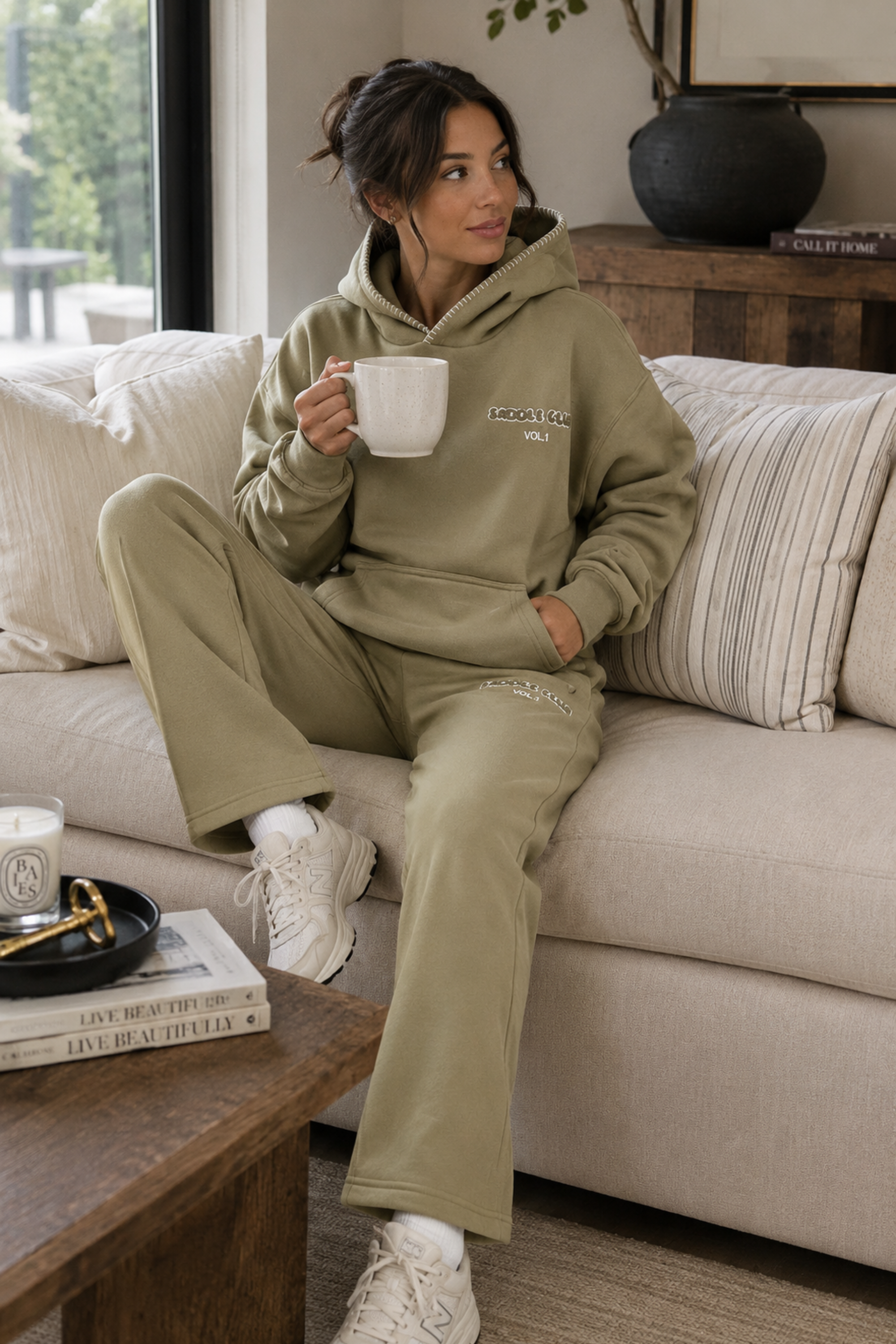 Saddle Club Hoodie - Moss