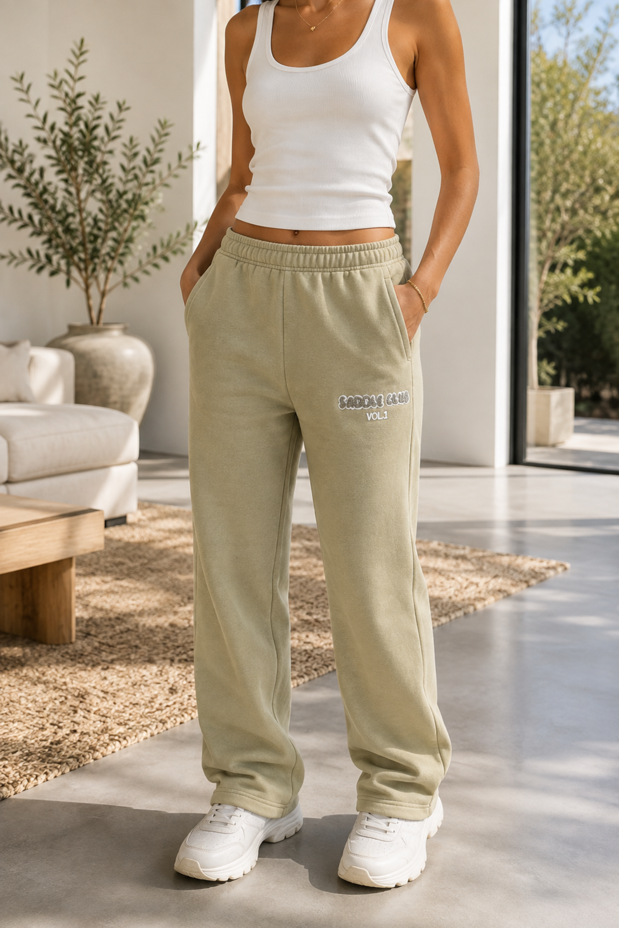 Saddle Club Sweatpant - Moss