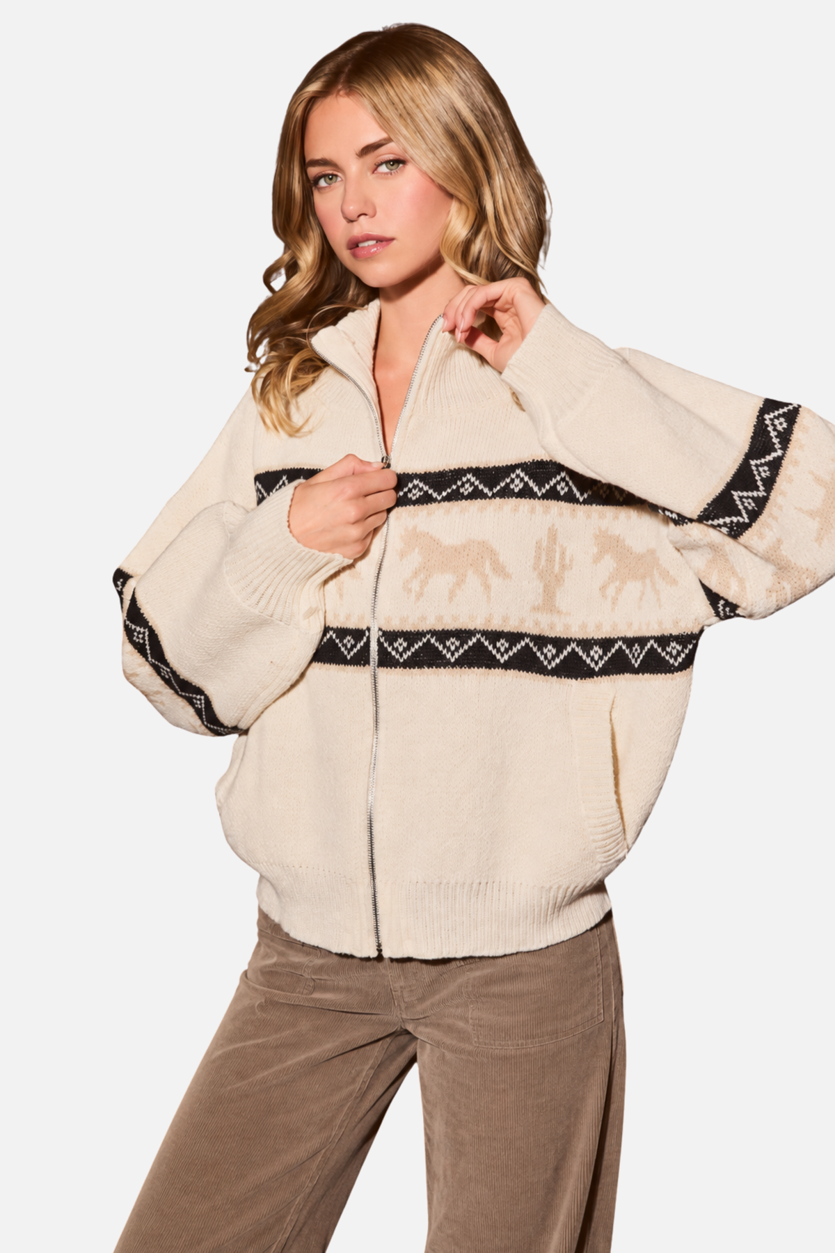 Saddleback Sweater Jacket