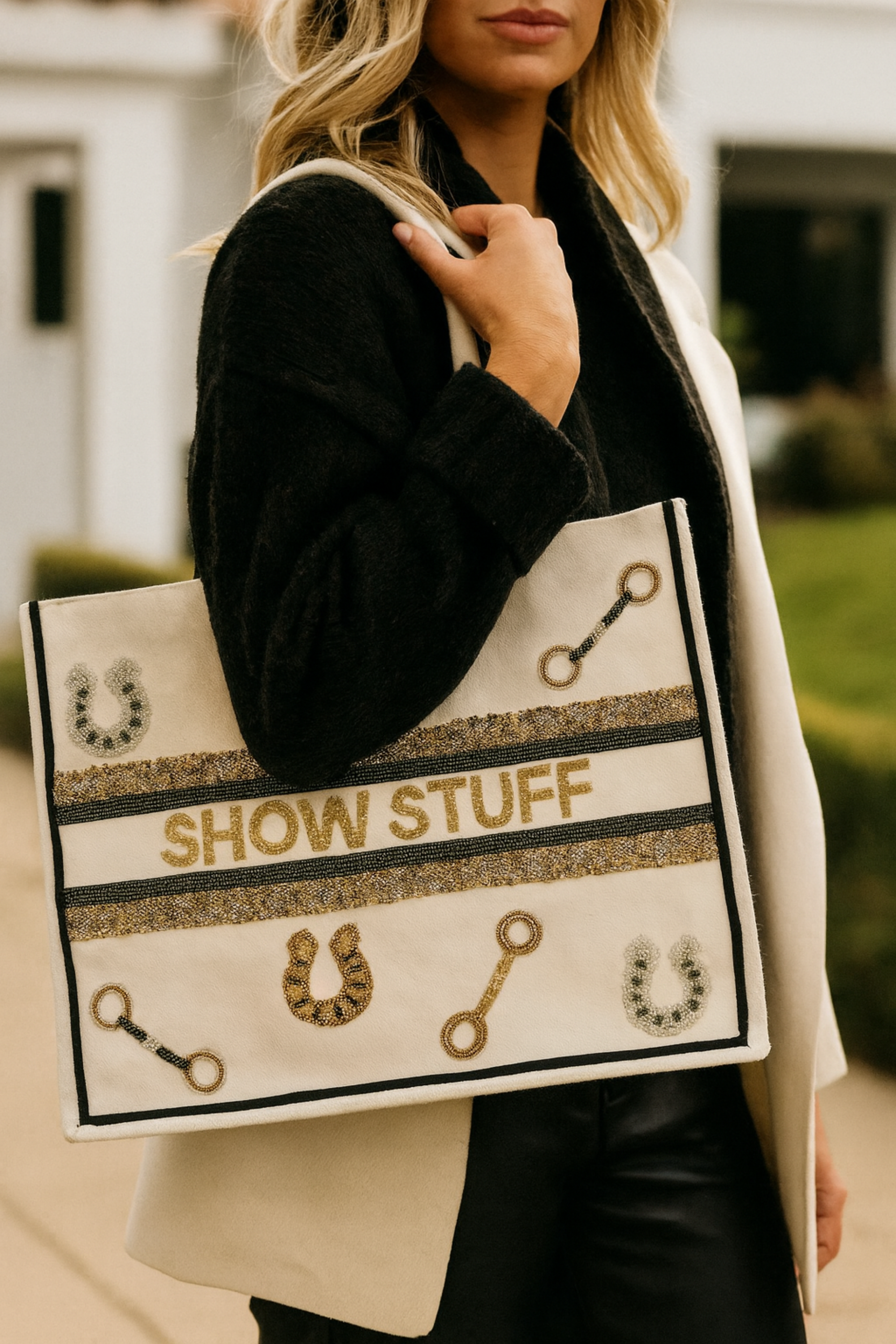 Show Stuff Beaded Tote