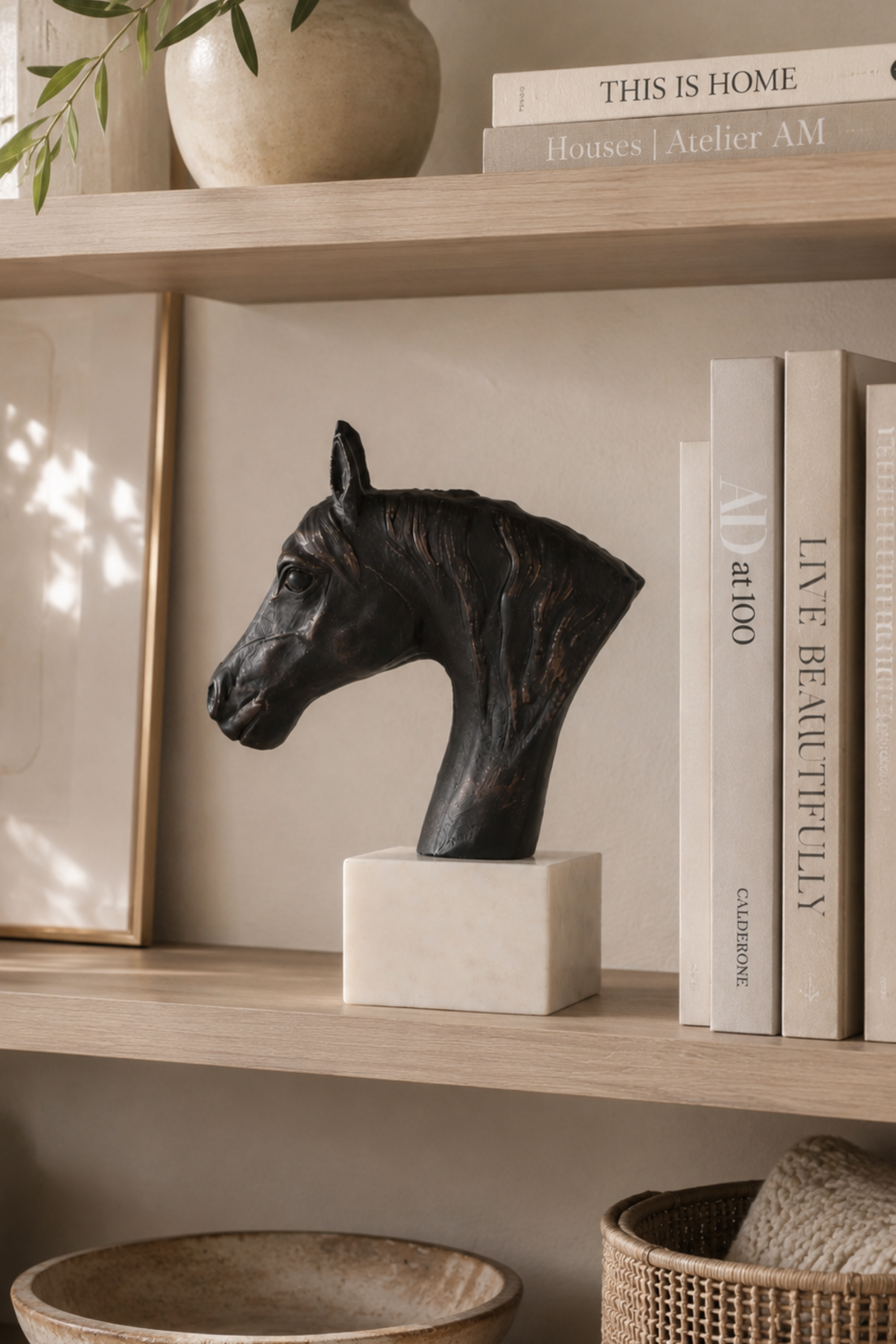 Solstice Horse Head Accent
