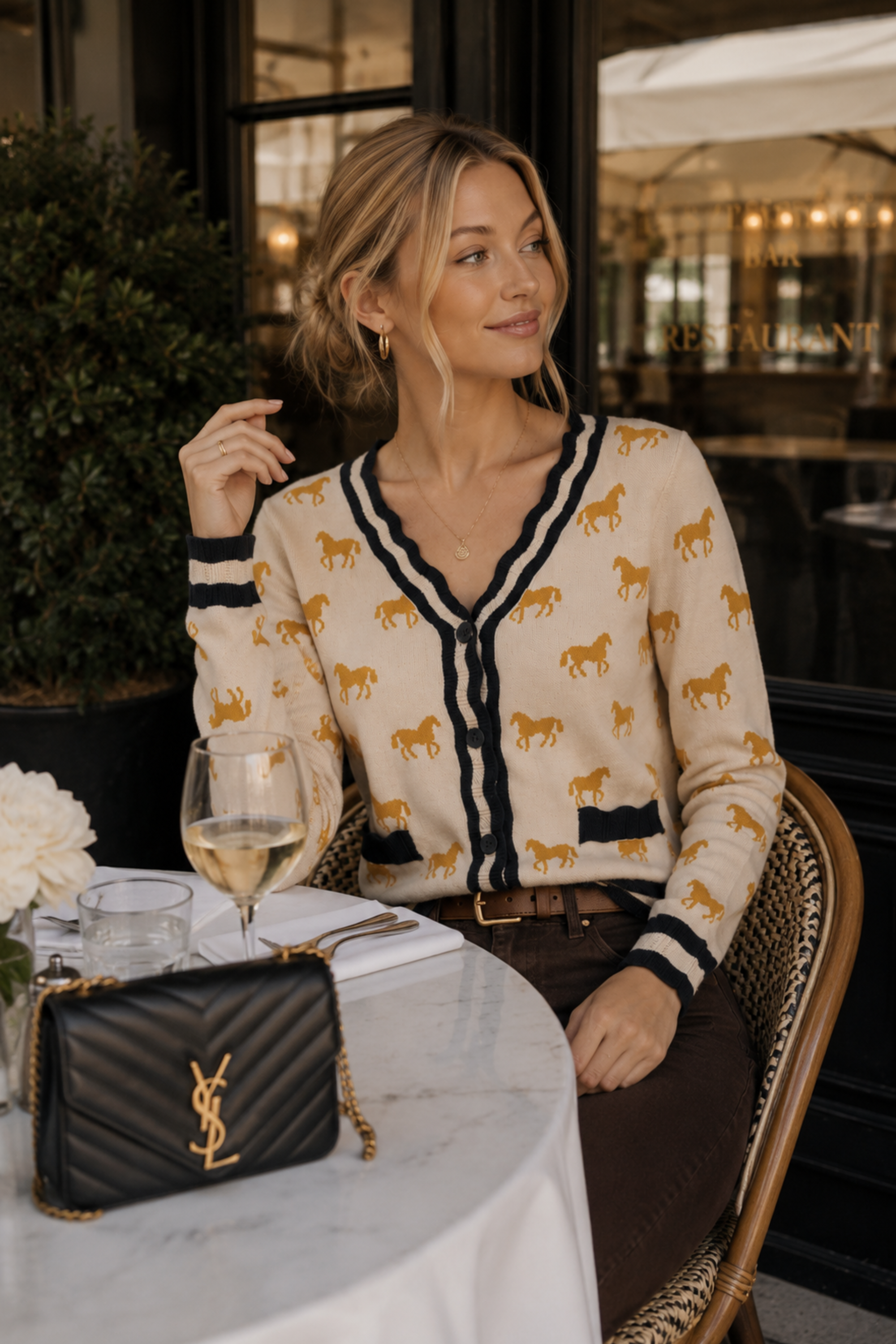Alessi Long-Sleeve Cardigan - Ivory