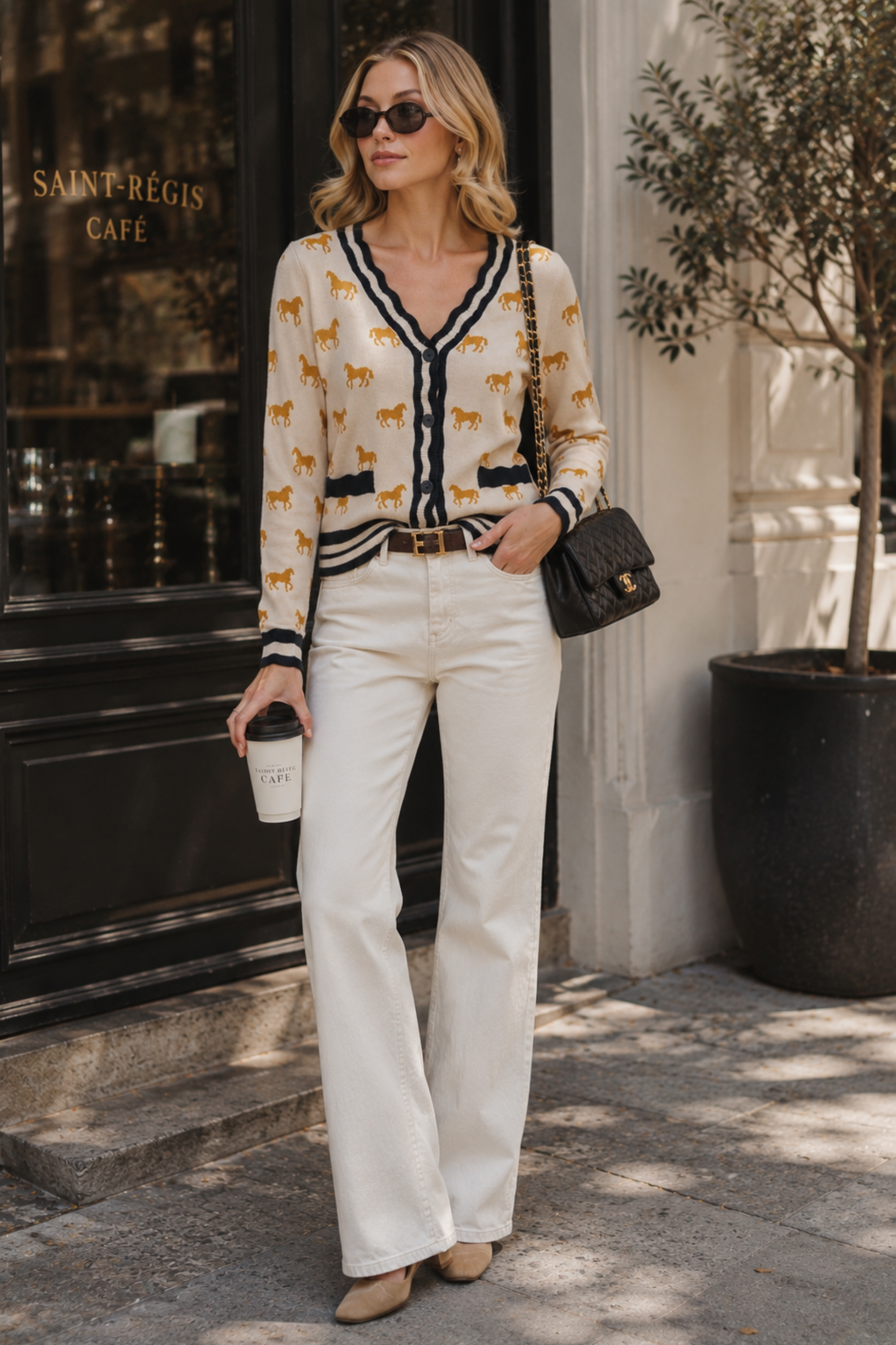 Alessi Long-Sleeve Cardigan - Ivory