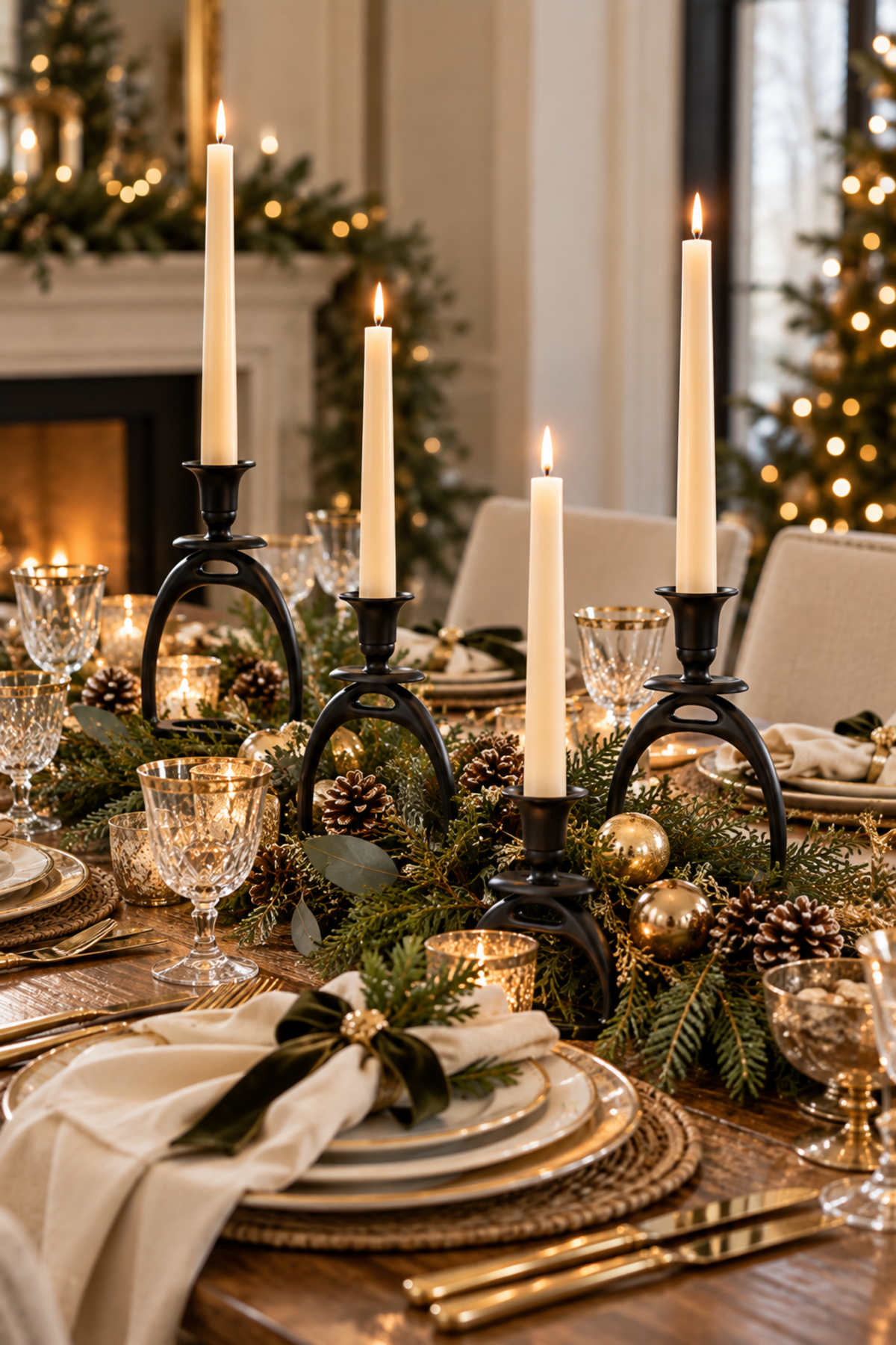 Stirrup Candle Holder - Matte Black