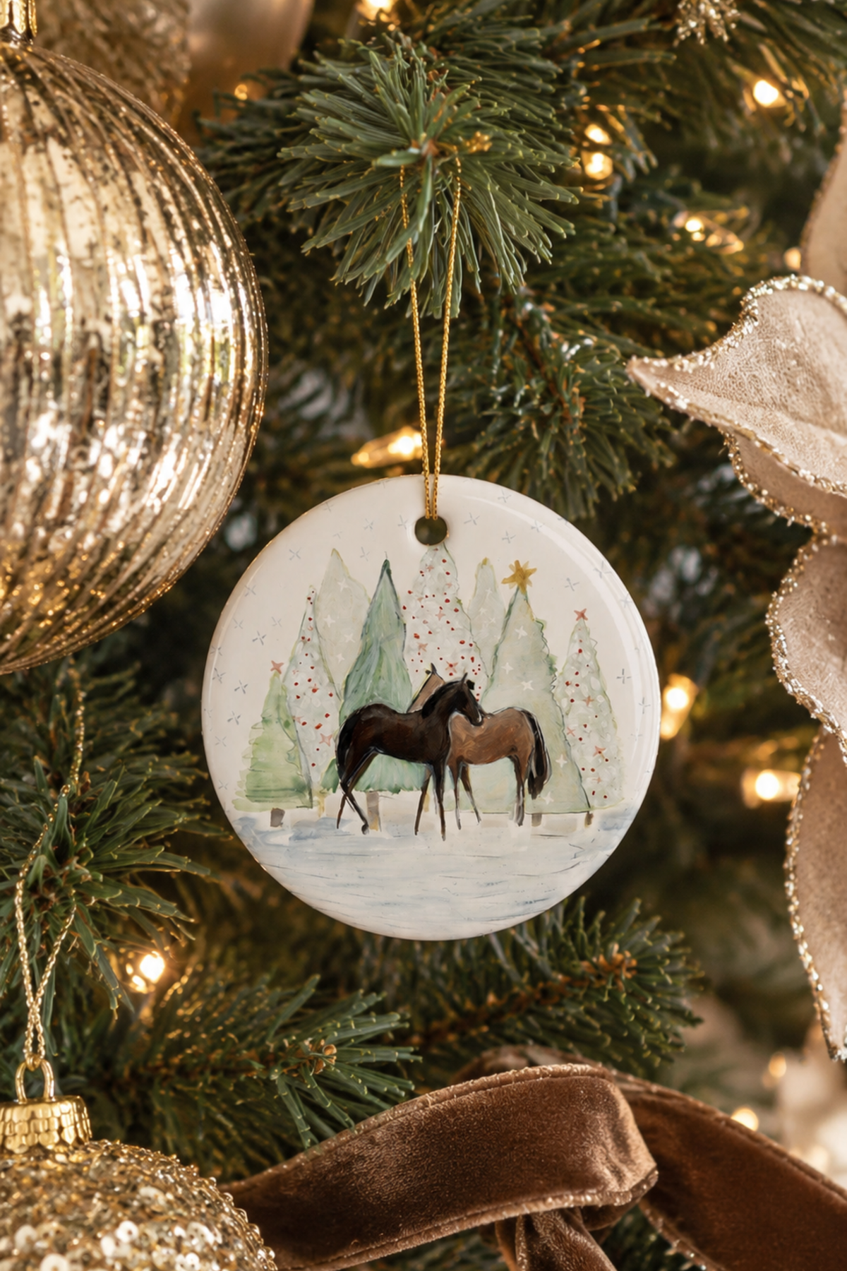 Under The Evergreens Ornament