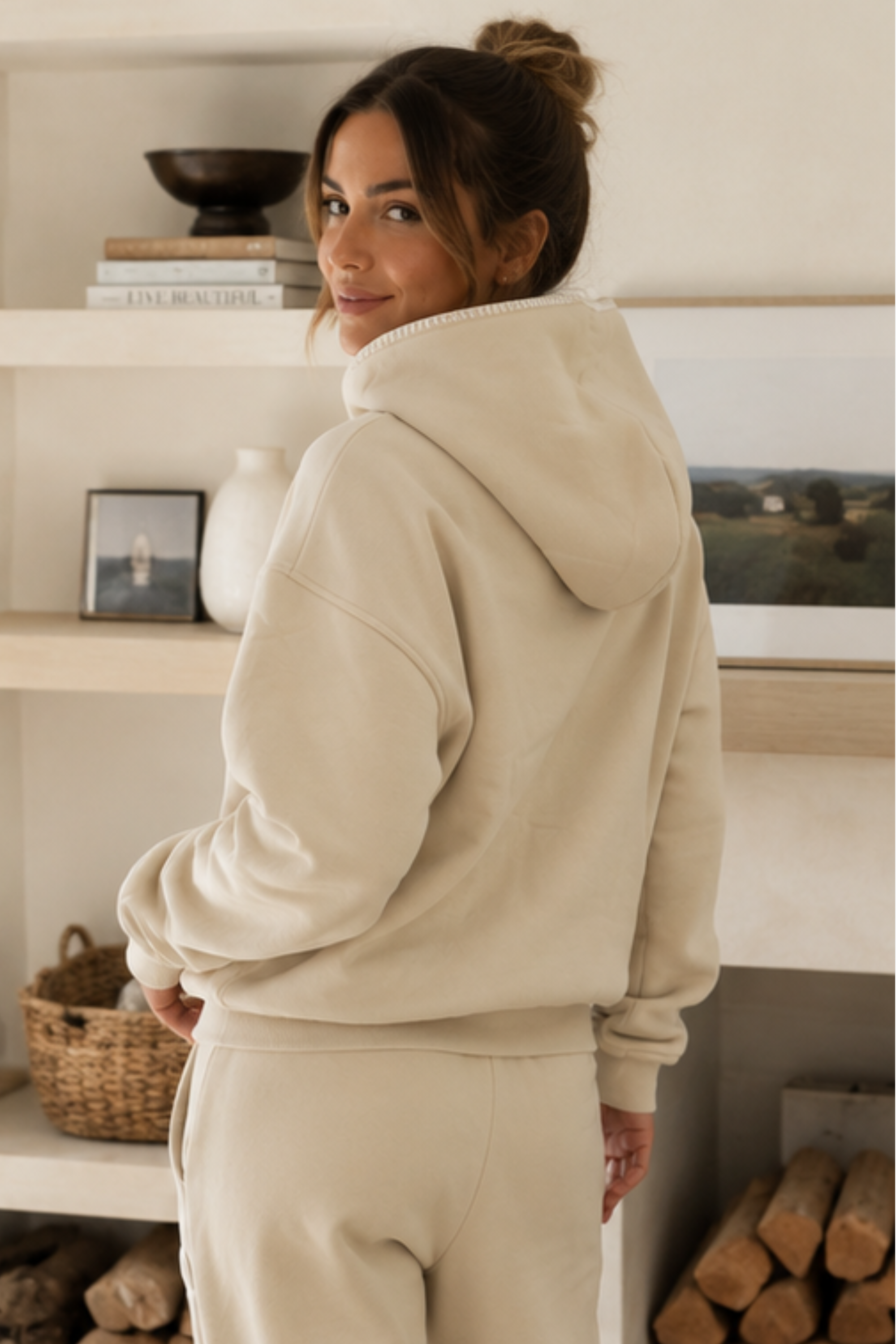 Whoa Hoodie - Fawn
