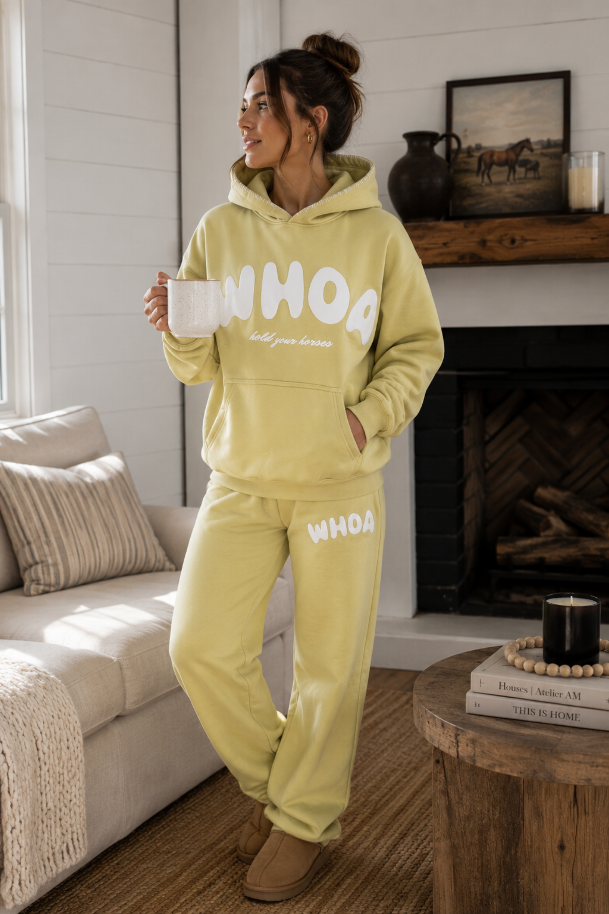 Whoa Sweatpant - Light Chartreuse