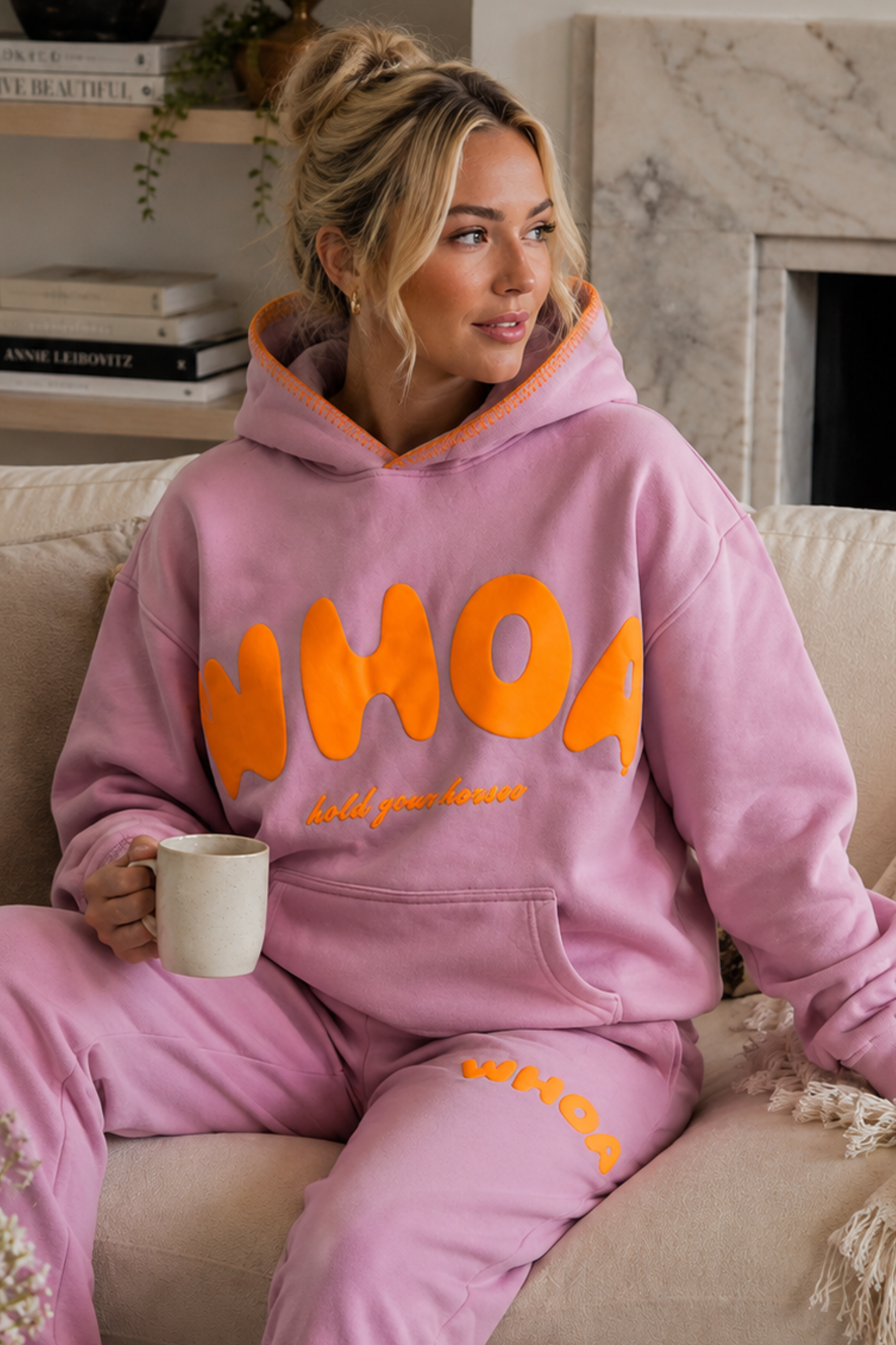 Whoa Hoodie - Poppy