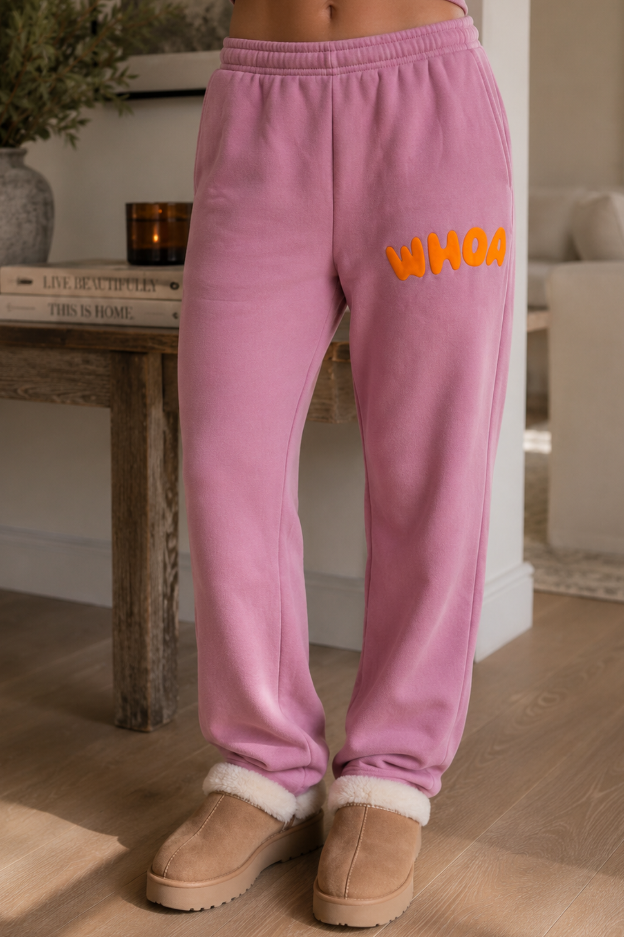 Whoa Sweatpant - Poppy