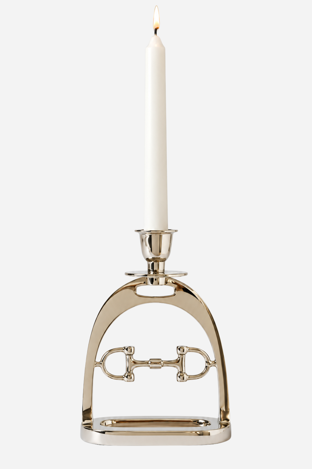 Alexander Bit Candle Holder - Silver