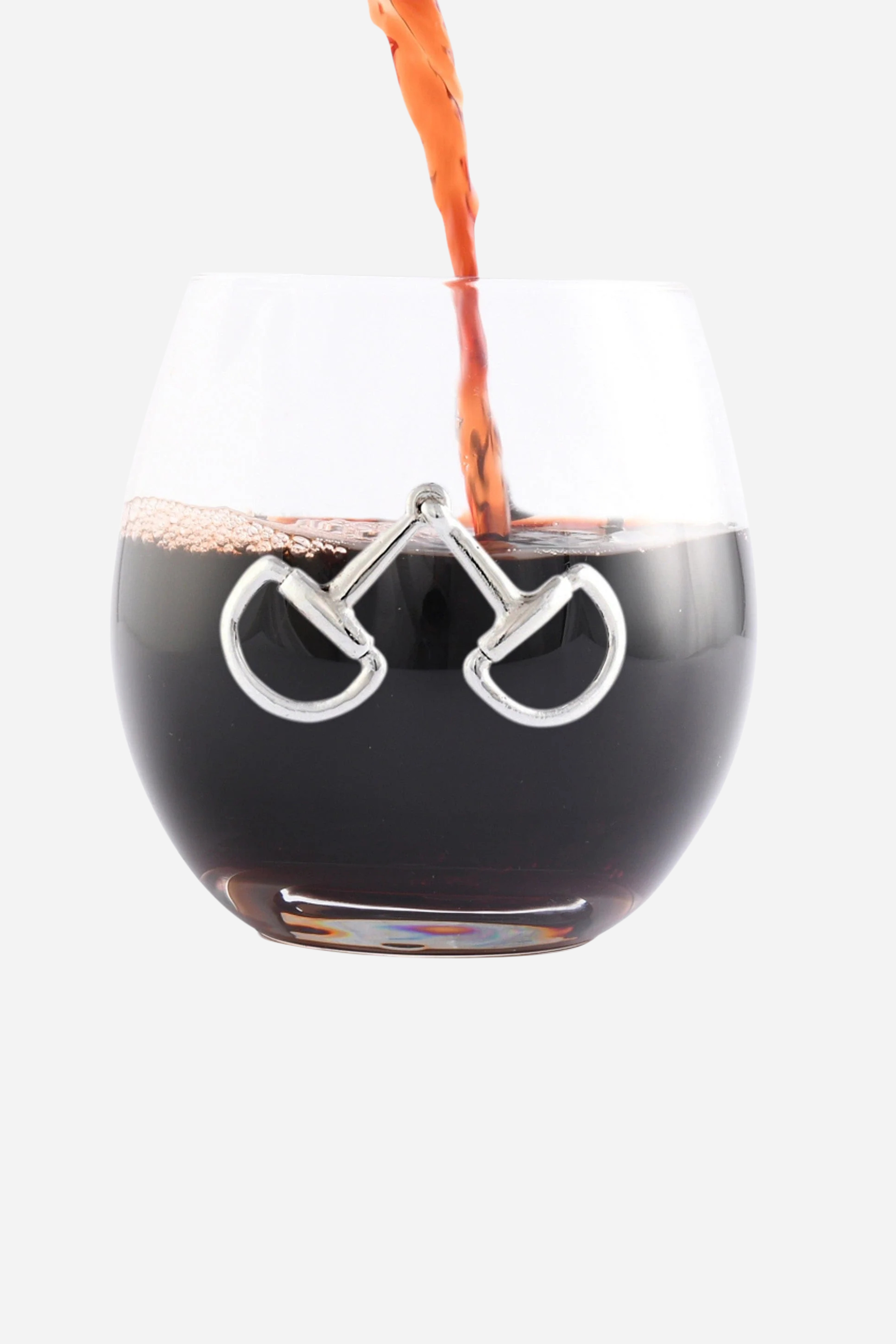 arthur court stylish equestrian aiden stemless glass set