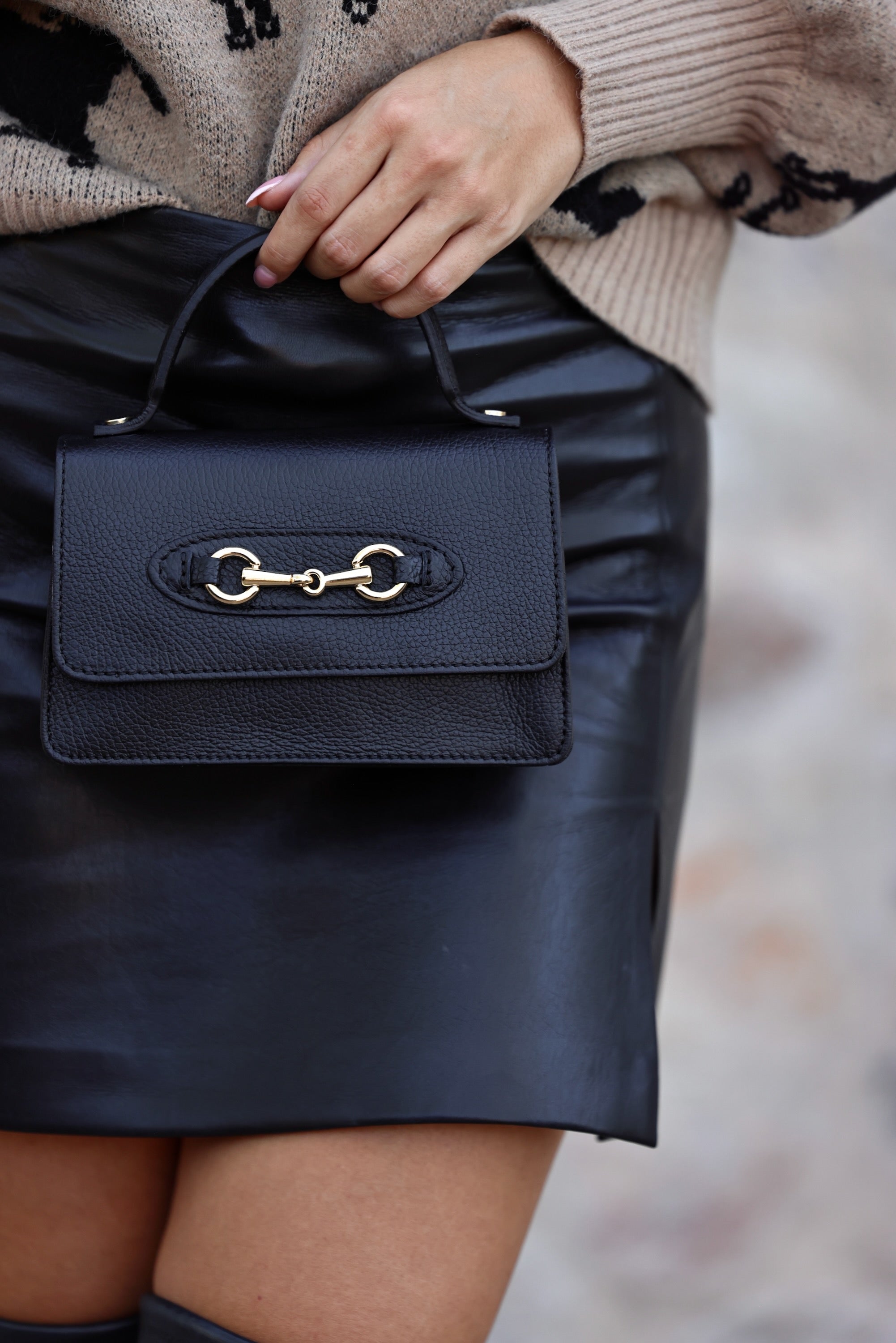 modarno stylish equestrian ava leather bag