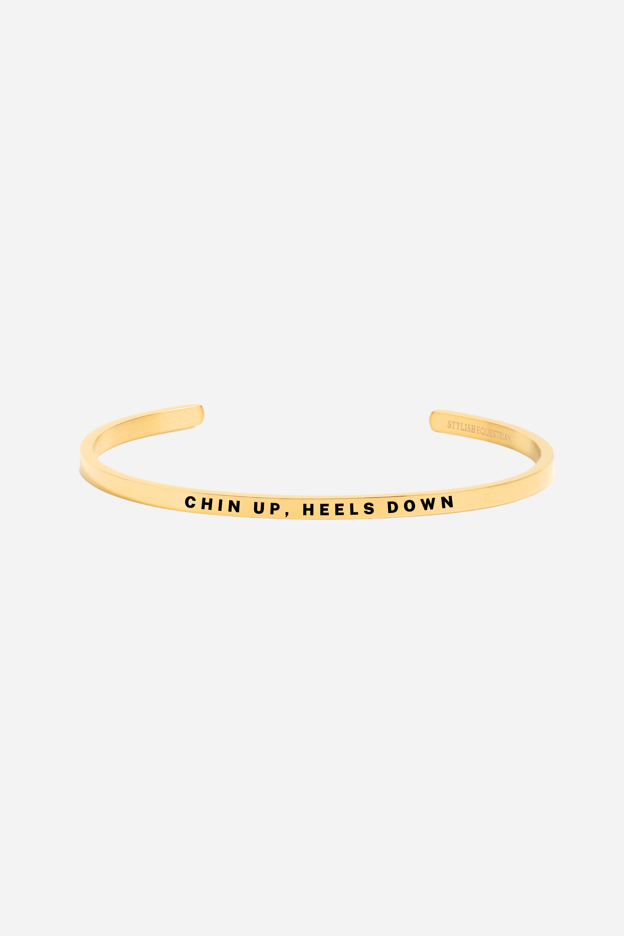 Chin Up, Heels Down Bangle