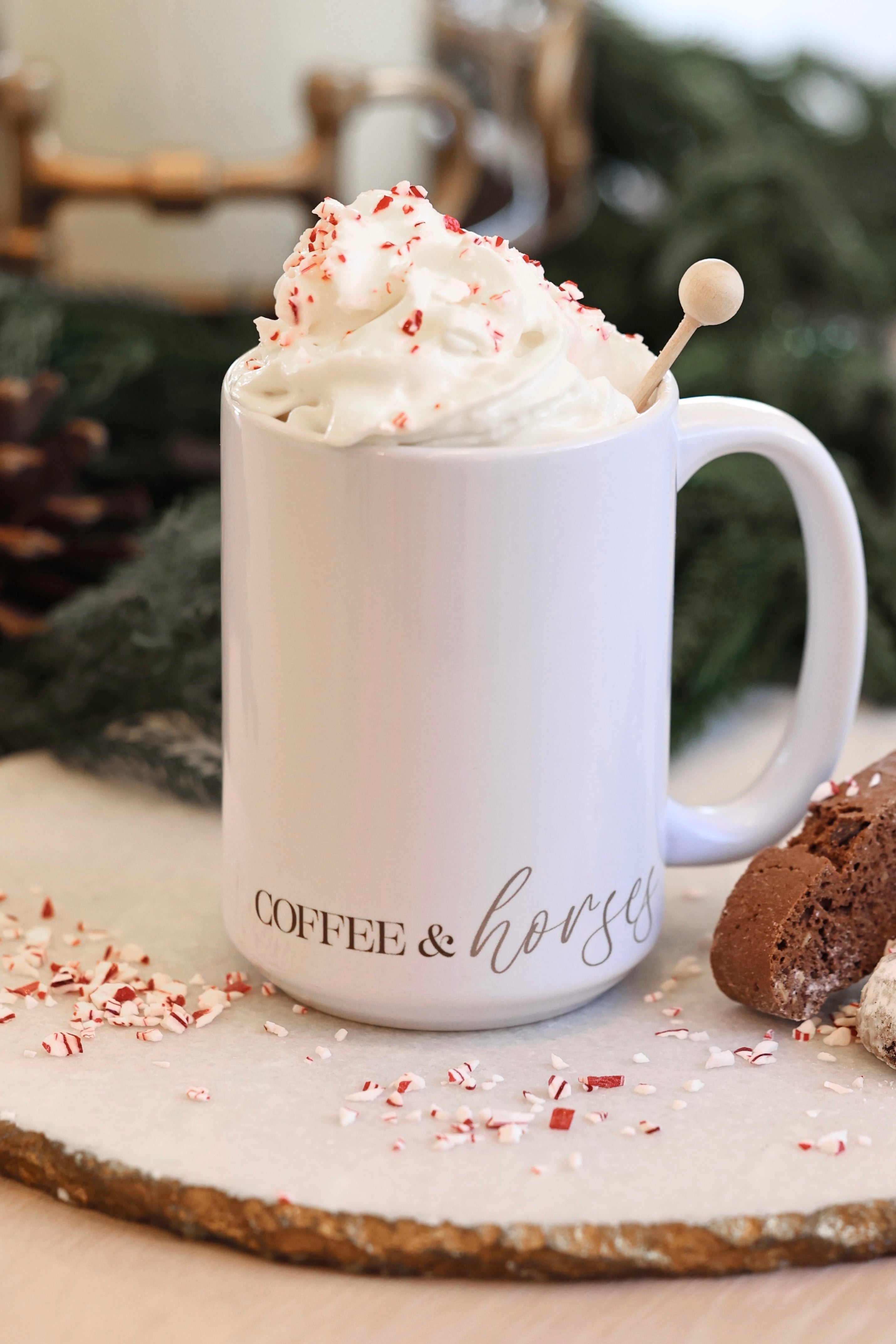 wildwood landing stylish equestrian coffee and horses mug