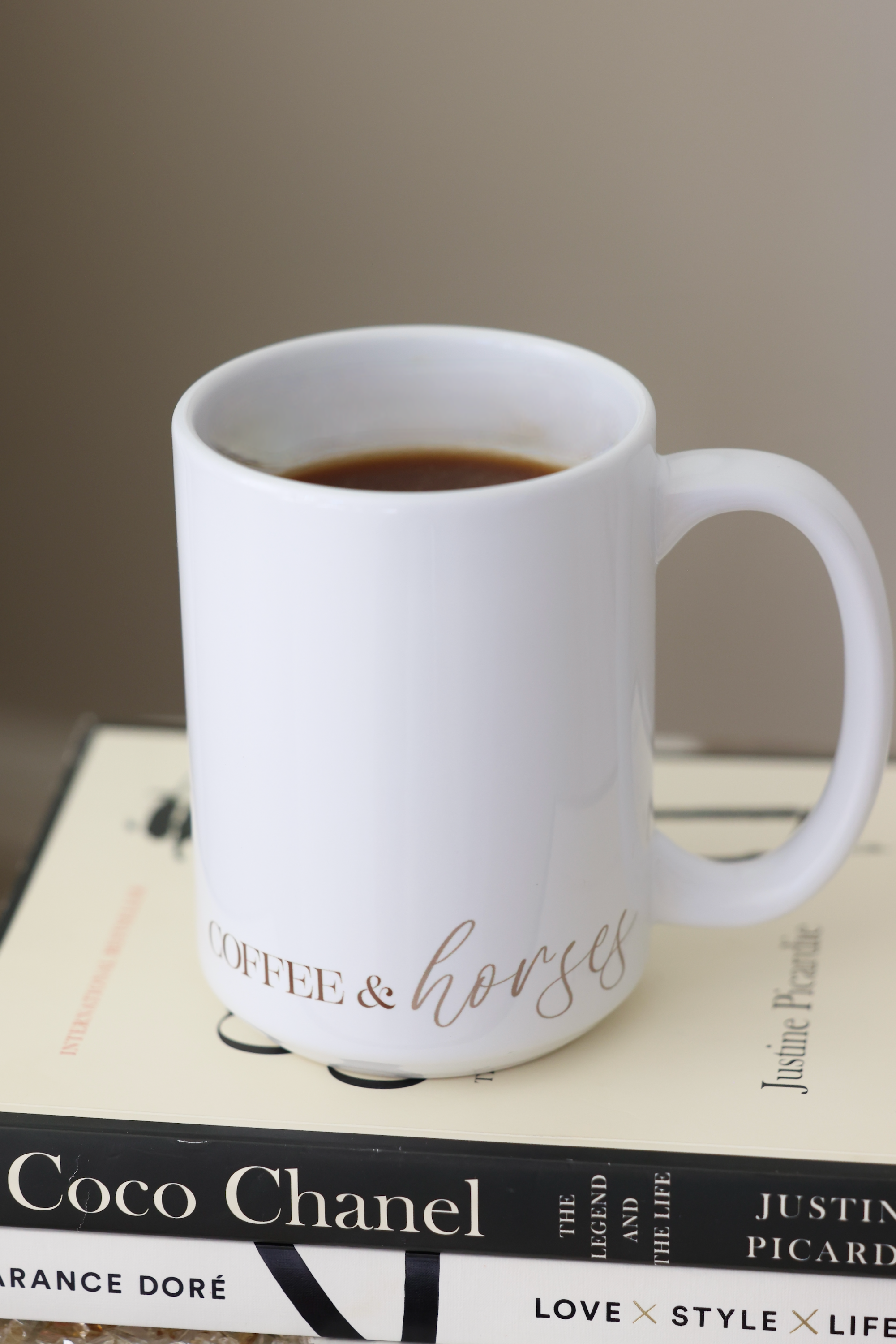 wildwood landing stylish equestrian coffee and horses mug