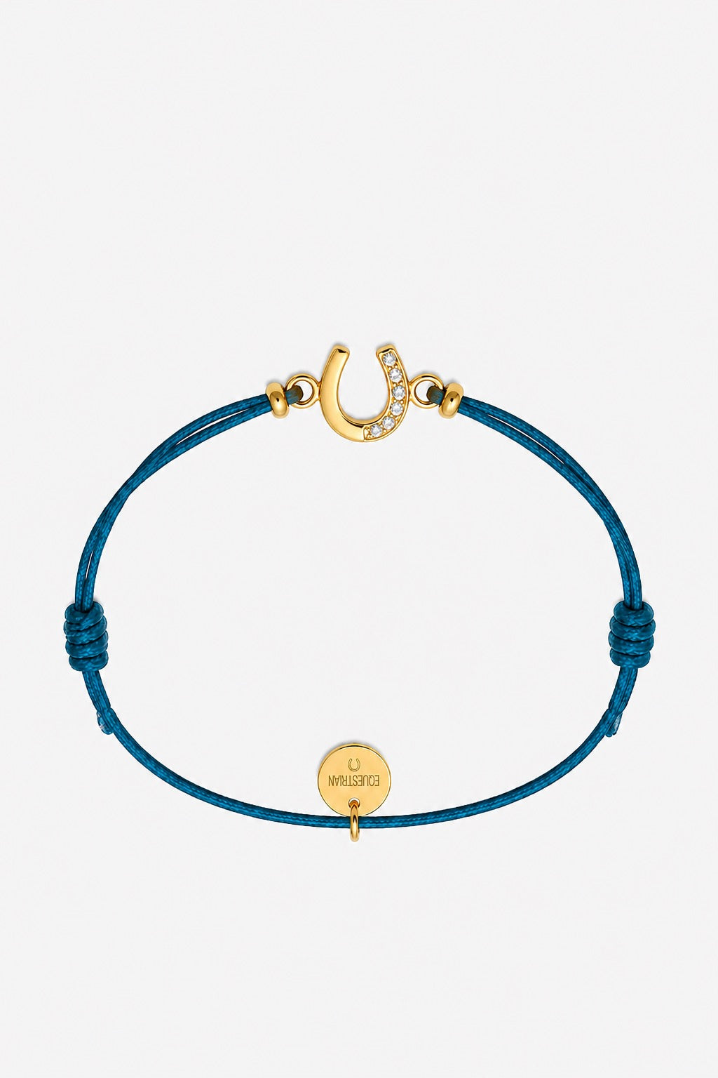 Halo Horseshoe Bracelet - Denim