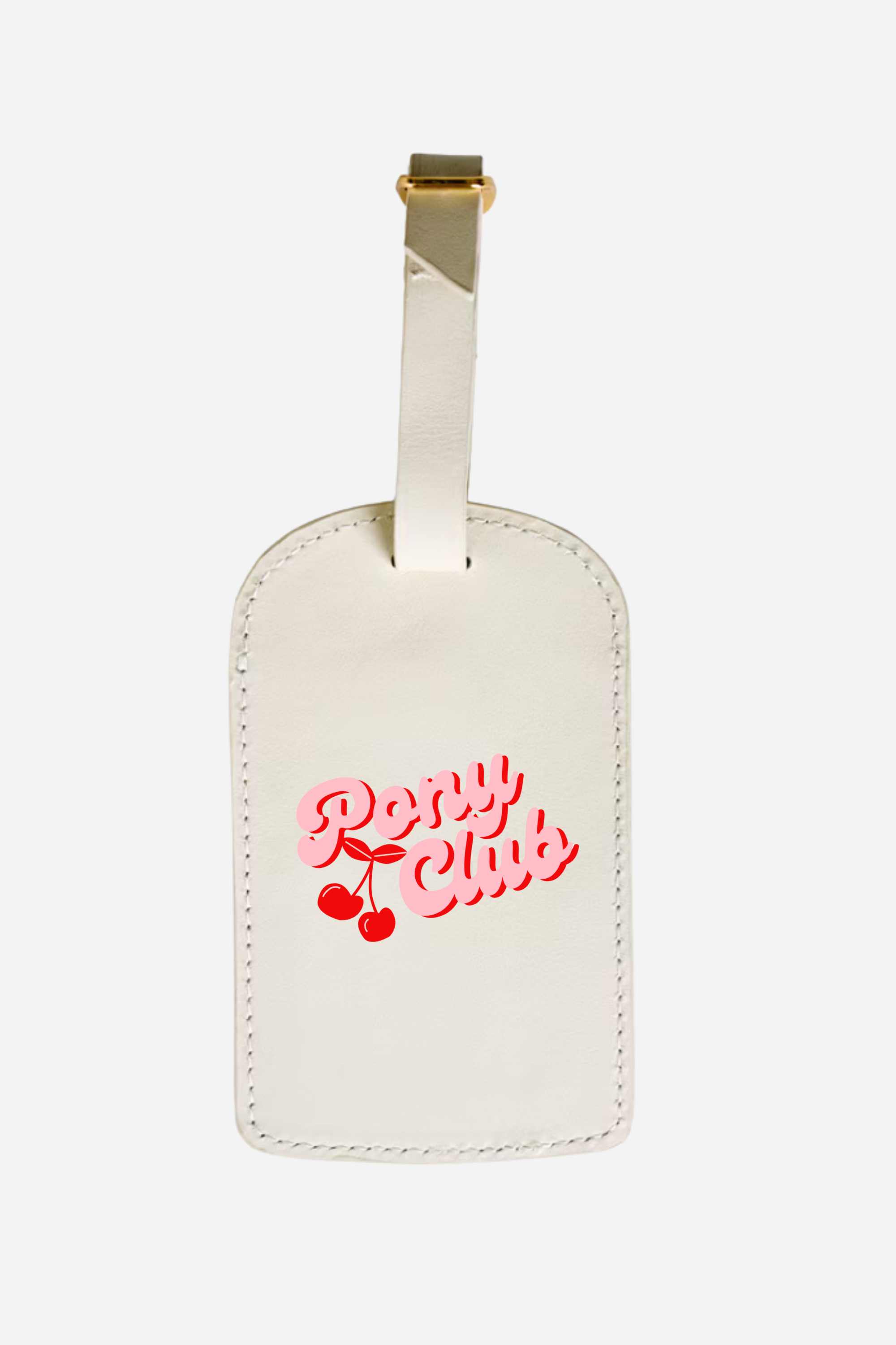 blvd custom stylish equestrian pony club luggage tag