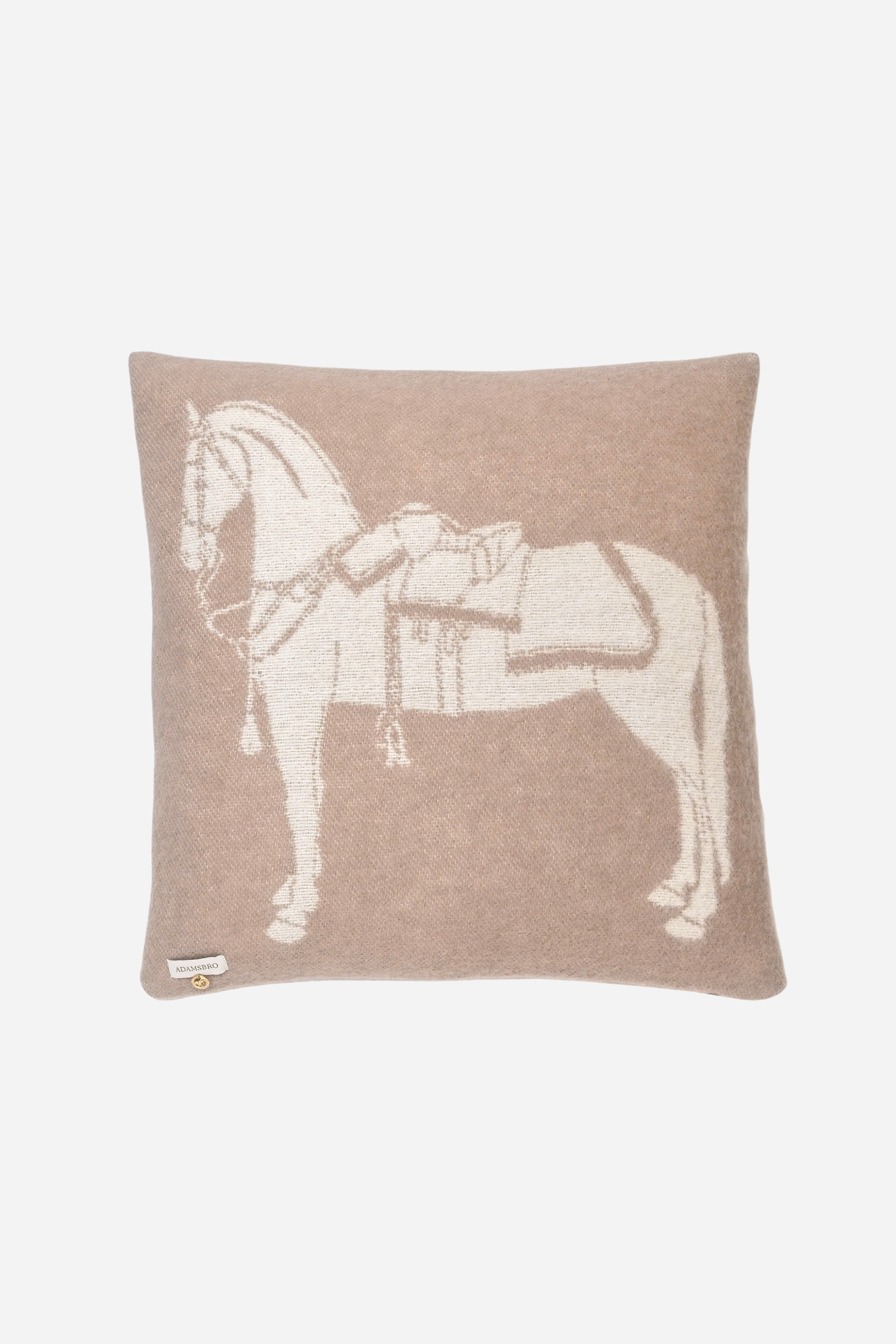 Adamsbro stylish equestrian Reins Wool Pillow