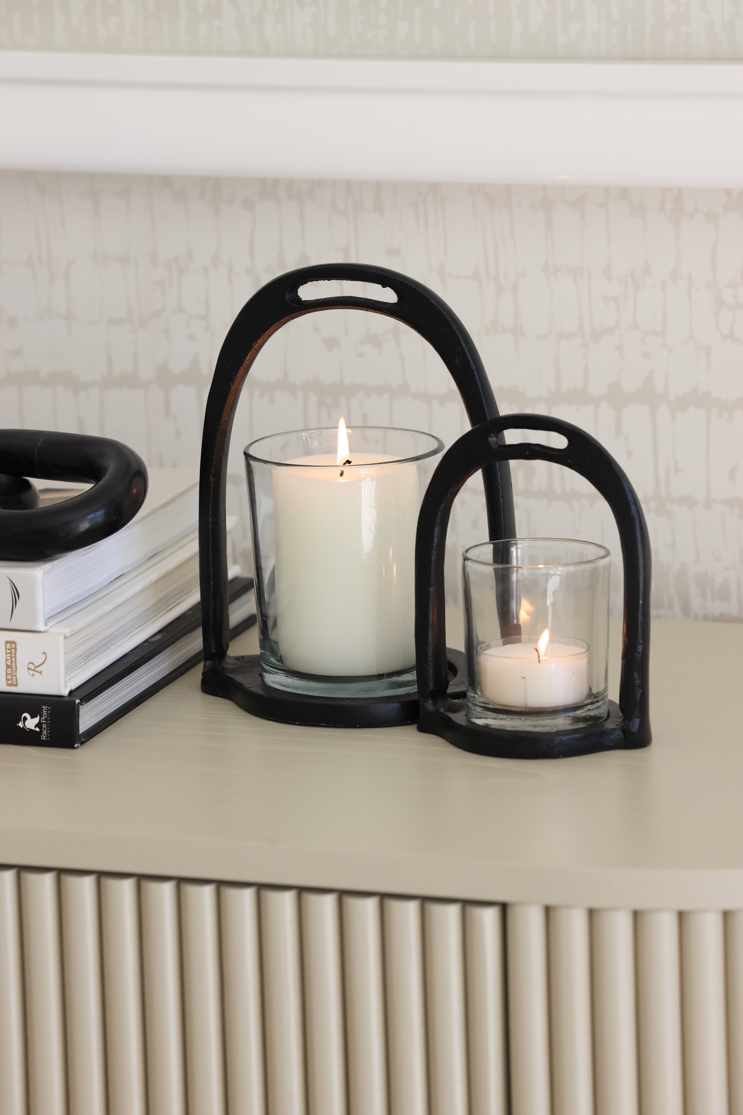 thg stylish equestrian horse stirrup hurricane matte black