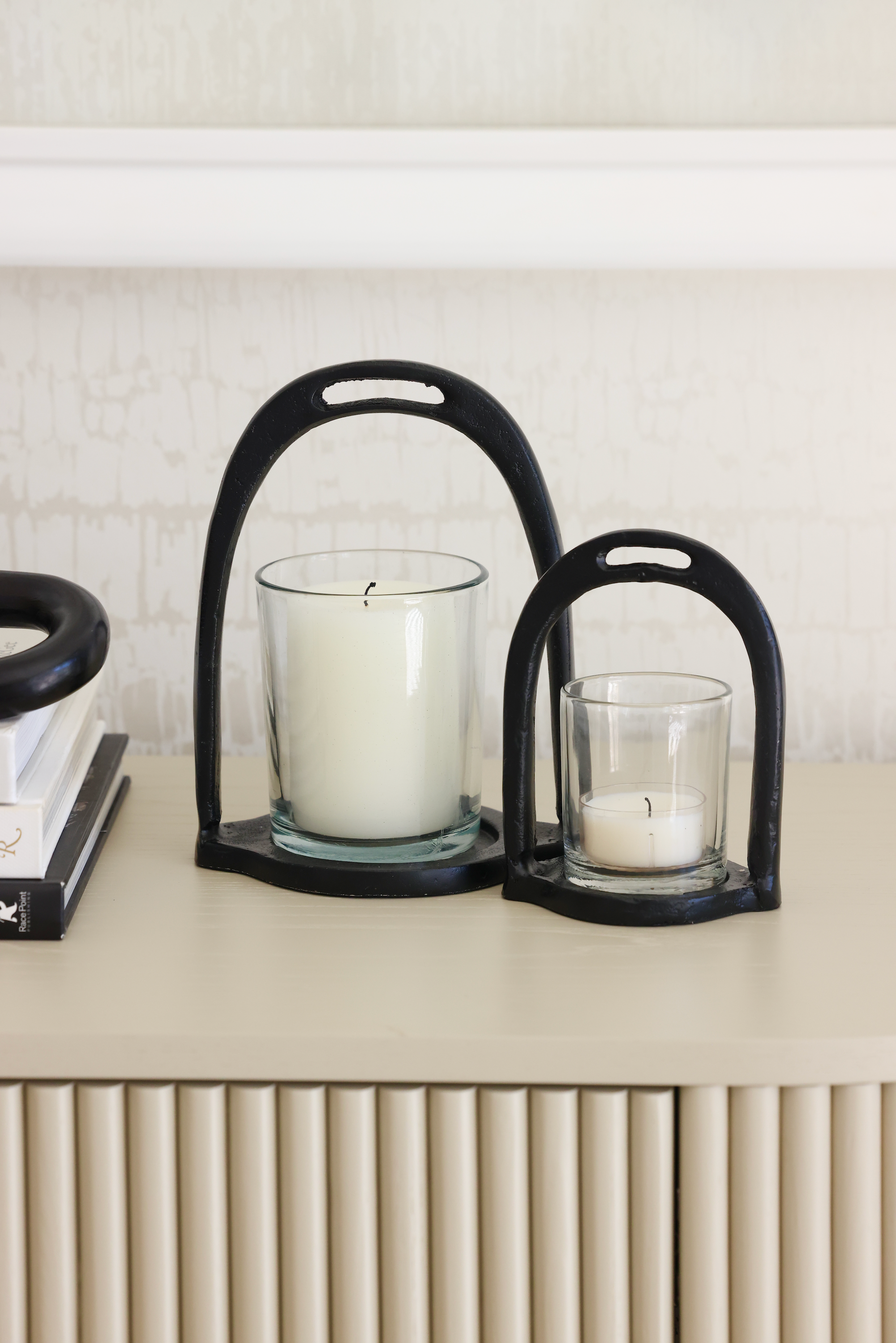 thg stylish equestrian horse stirrup hurricane matte black