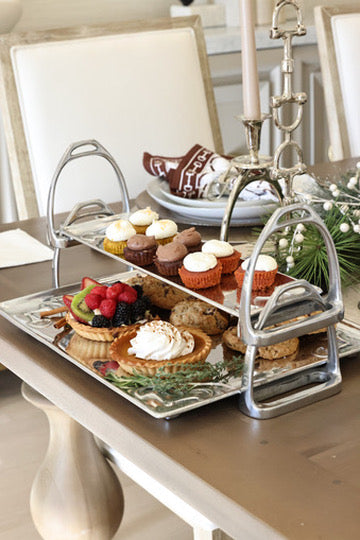 stylish equestrian arthur court stirrup tray