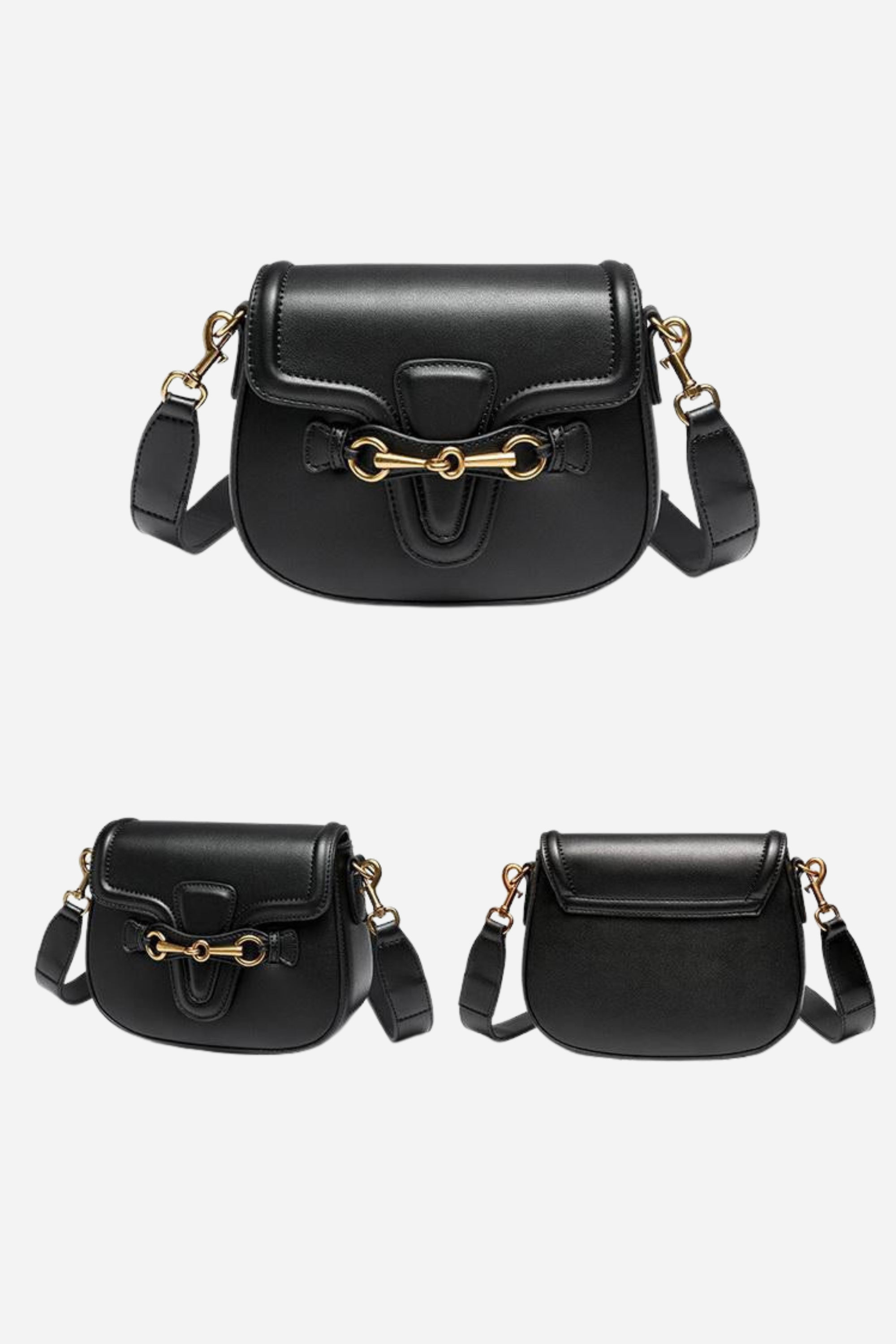 stylish equestrian hanna vegan crossbody with horse bit and gucci stripe strap horse bit bag