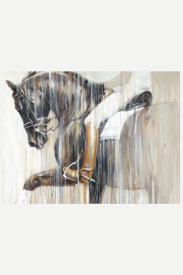 vanessa whittell stylish equestrian harmonious canvas print