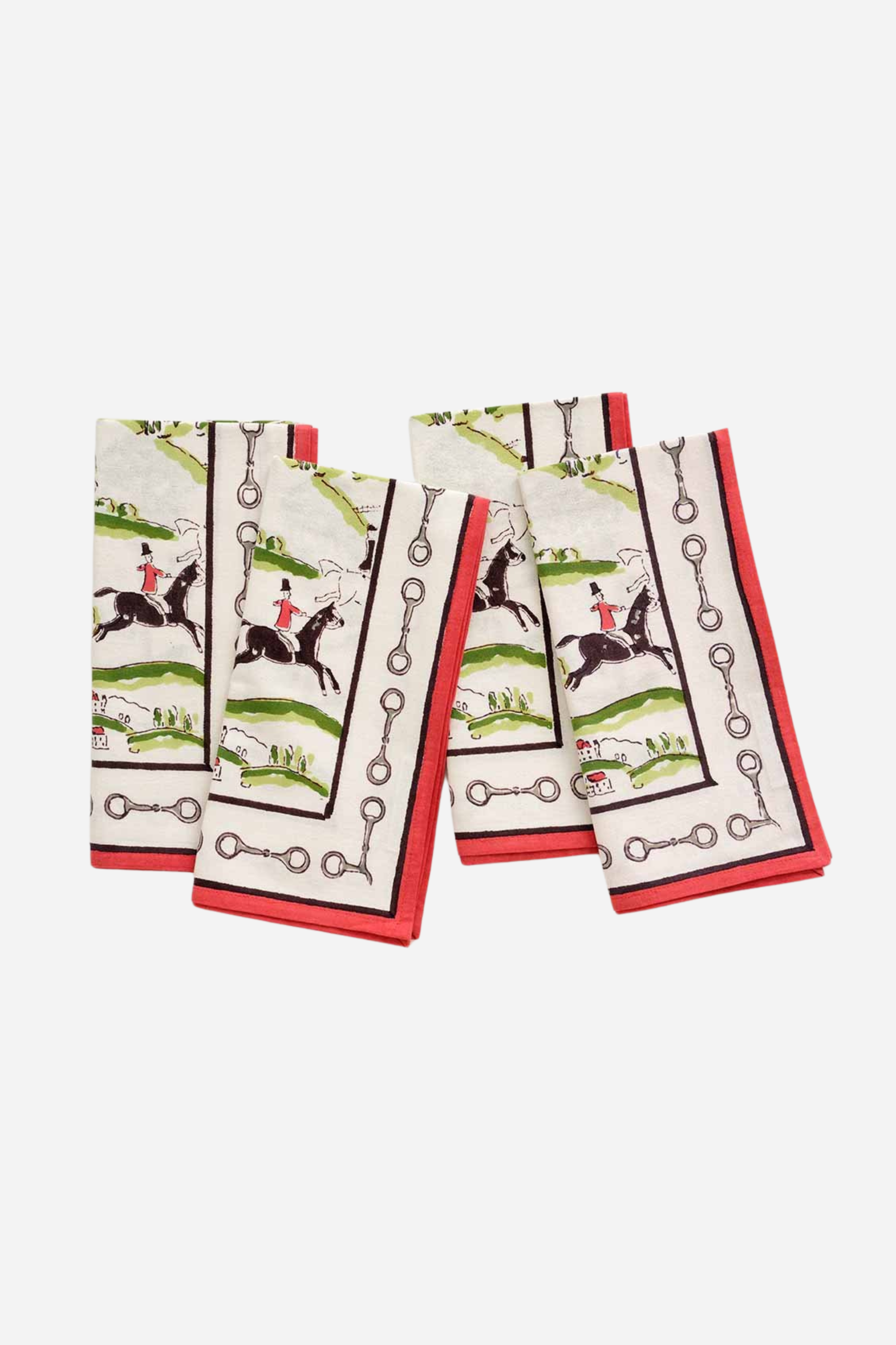 The Hunt Scene Napkin Set