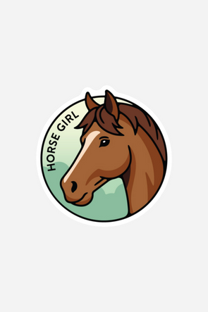 Horse Girl Sticker