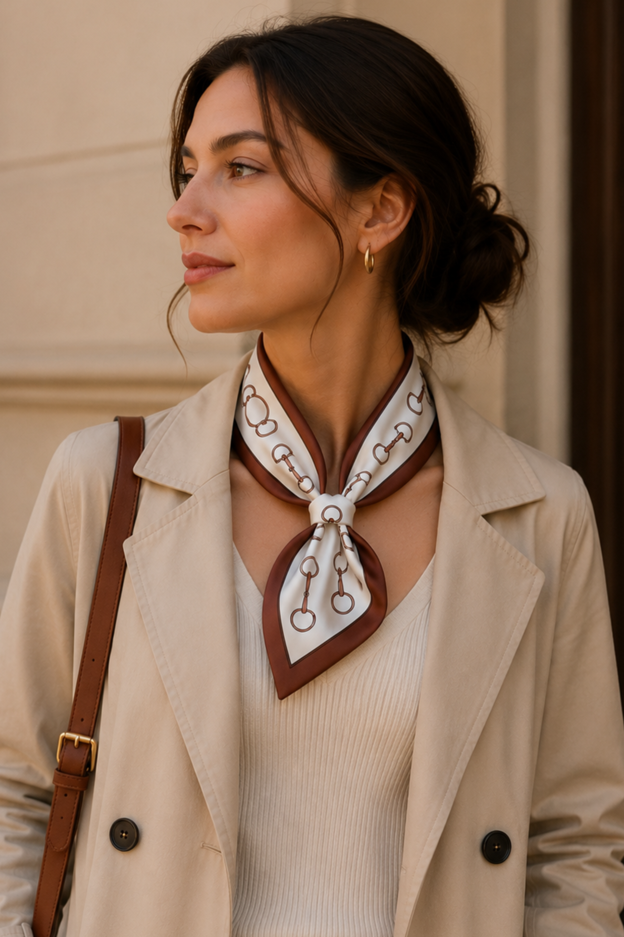Townes Bit Loop Scarf - Camel