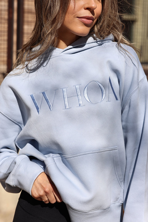 as colour whoa embroidered hoodie