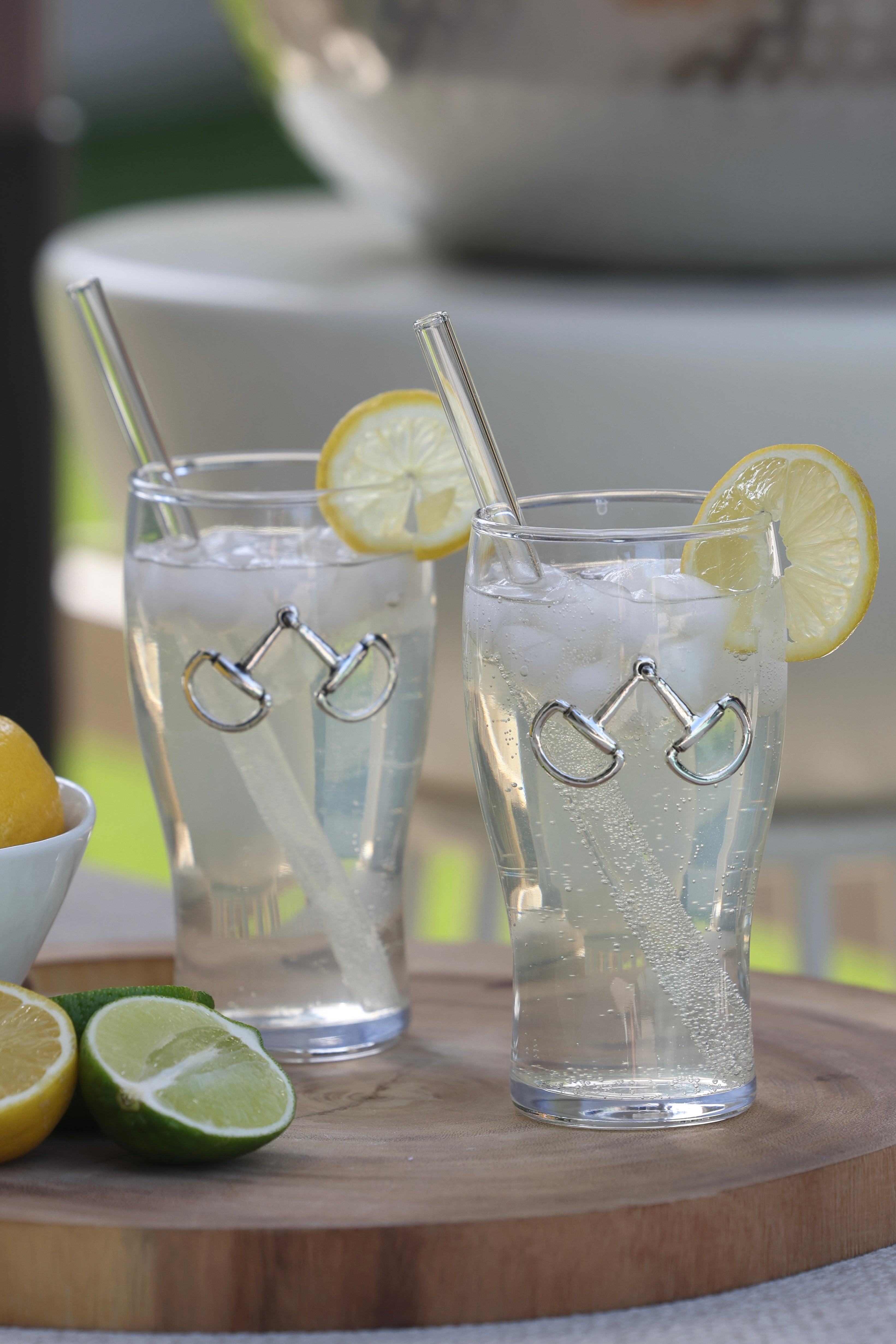 arthur court stylish equestrian aiden pint glass set