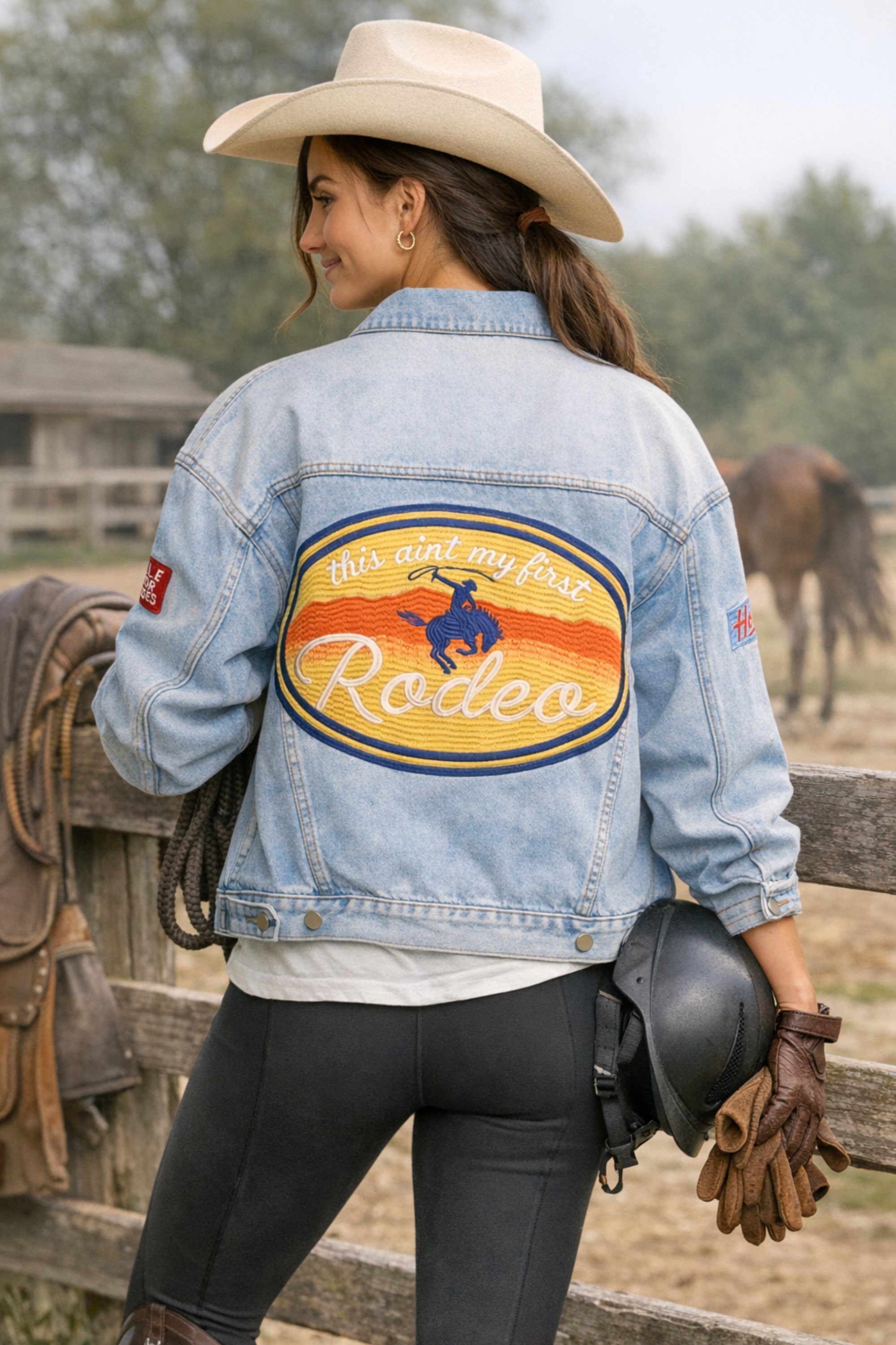 Ain't My First Rodeo Trucker Jacket