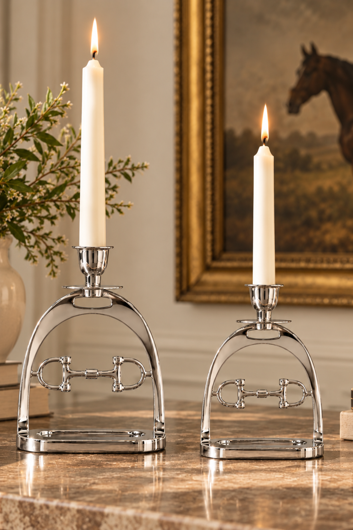 Alexander Bit Candle Holder - Silver