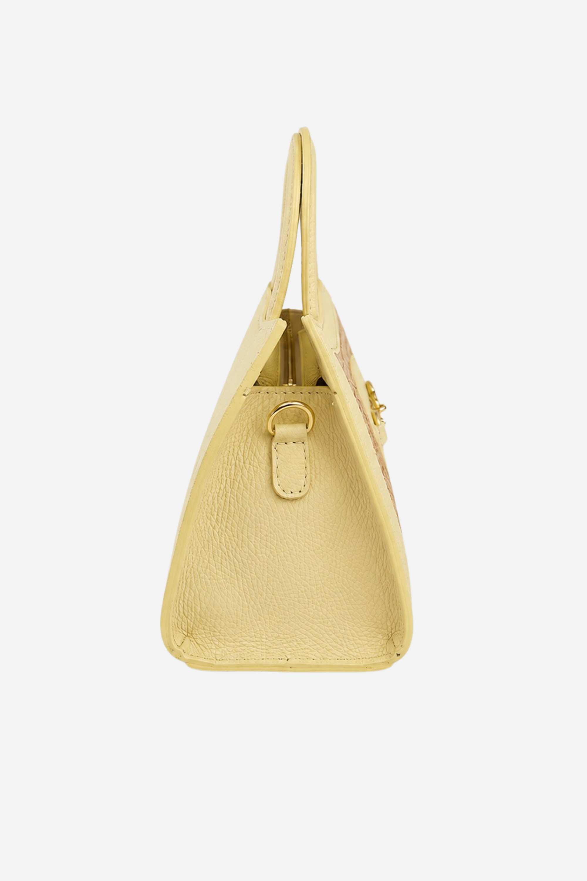 Alix Raffia Bit Bag - Butter Yellow